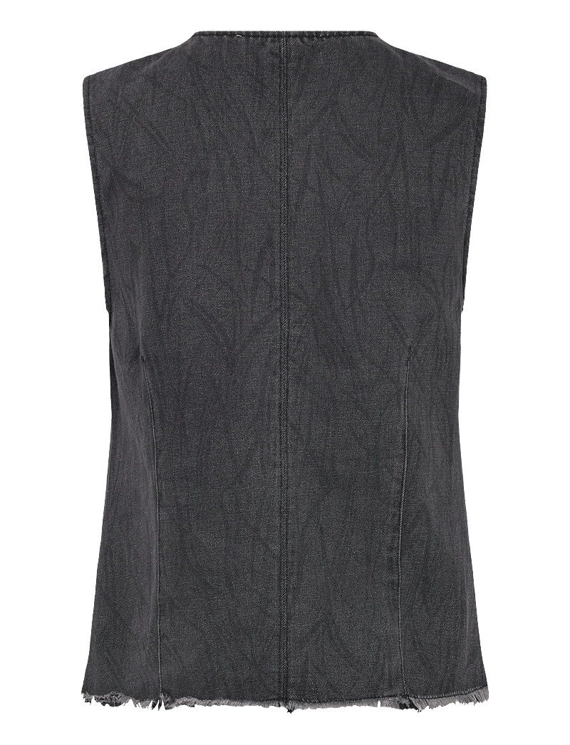 Sofie Schnoor - CARLASW VEST - denim-westen - washed black - 1