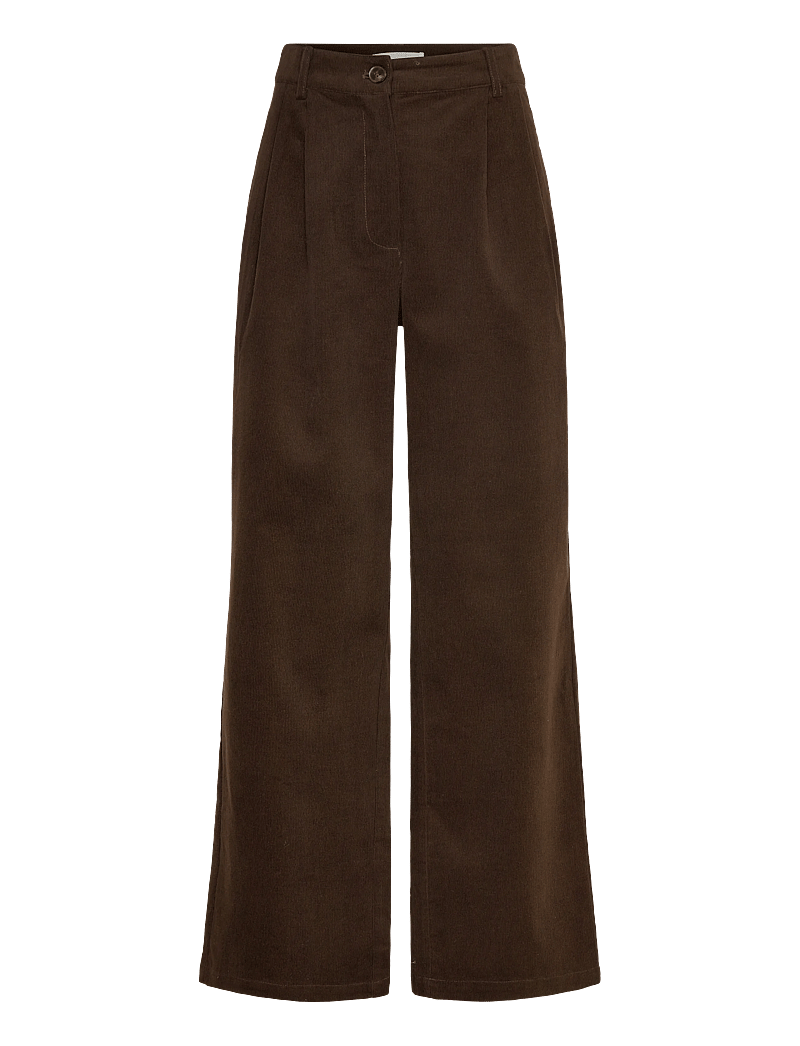 Sofie Schnoor - MALINASW TROUSERS - vida byxor - dark brown - 0