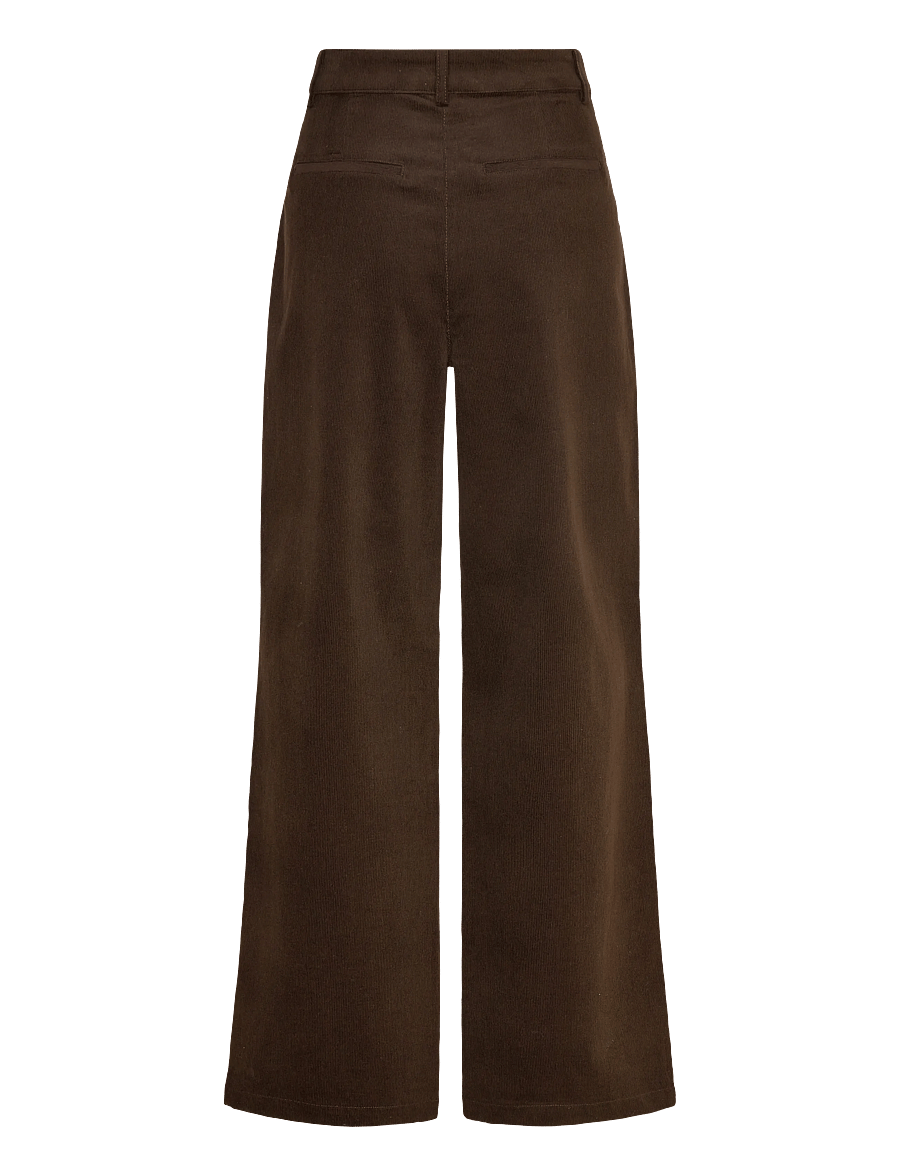 Sofie Schnoor - MALINASW TROUSERS - bukser med brede ben - dark brown - 1