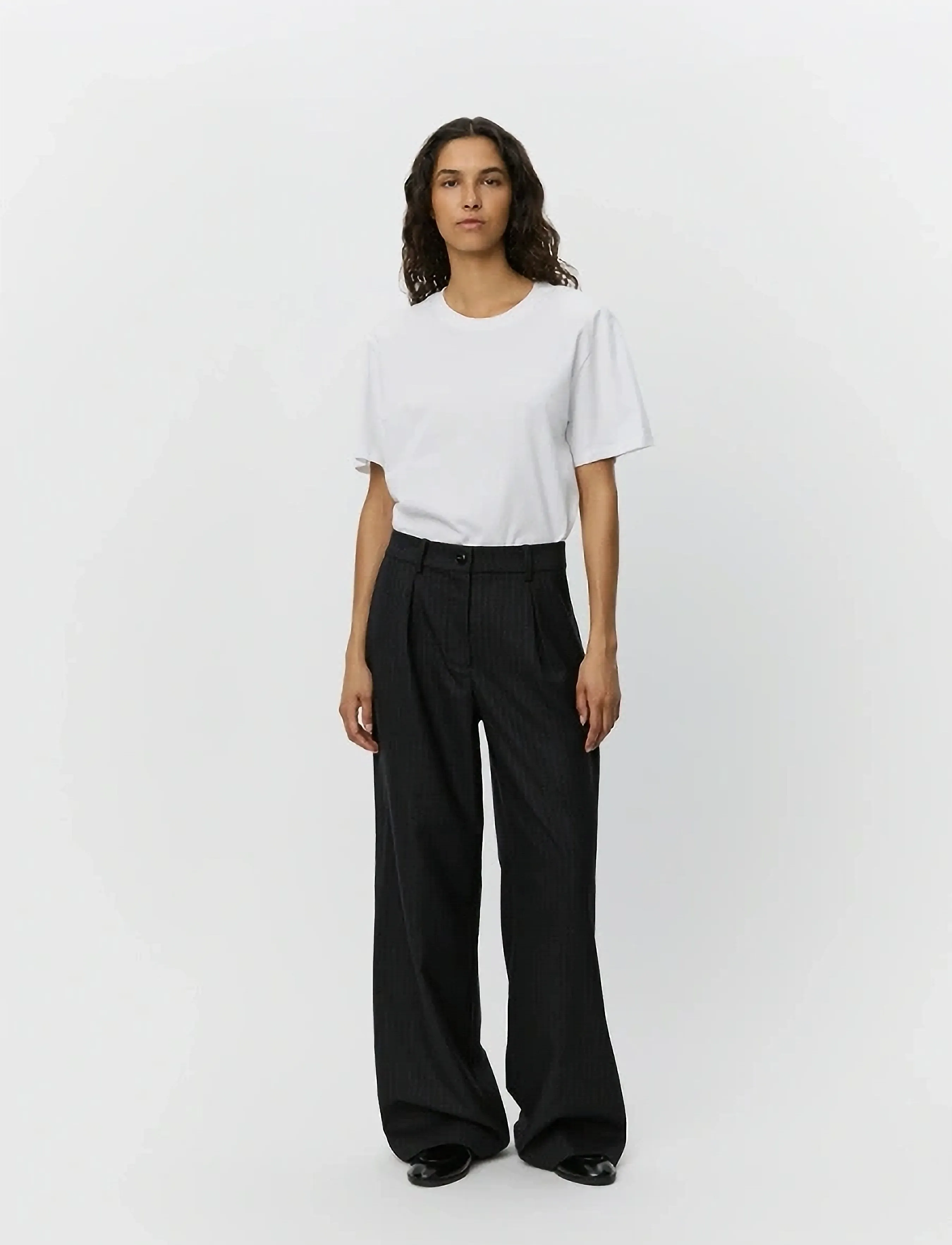 Sofie Schnoor NATHALIASW TROUSERS - Transitional Layering - BLACK / black
