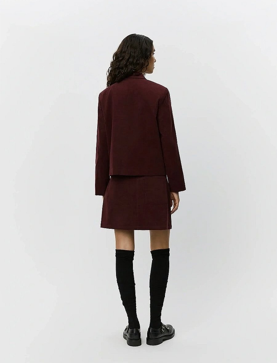 Sofie Schnoor - LEONASW SKIRT - miniseelikud - plum - 3