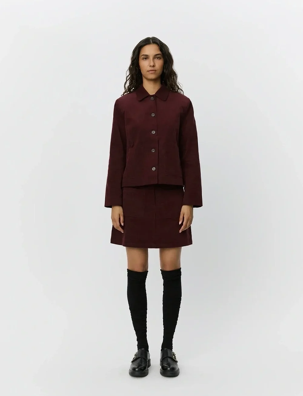 Sofie Schnoor - LEONASW SKIRT - korte nederdele - plum - 4