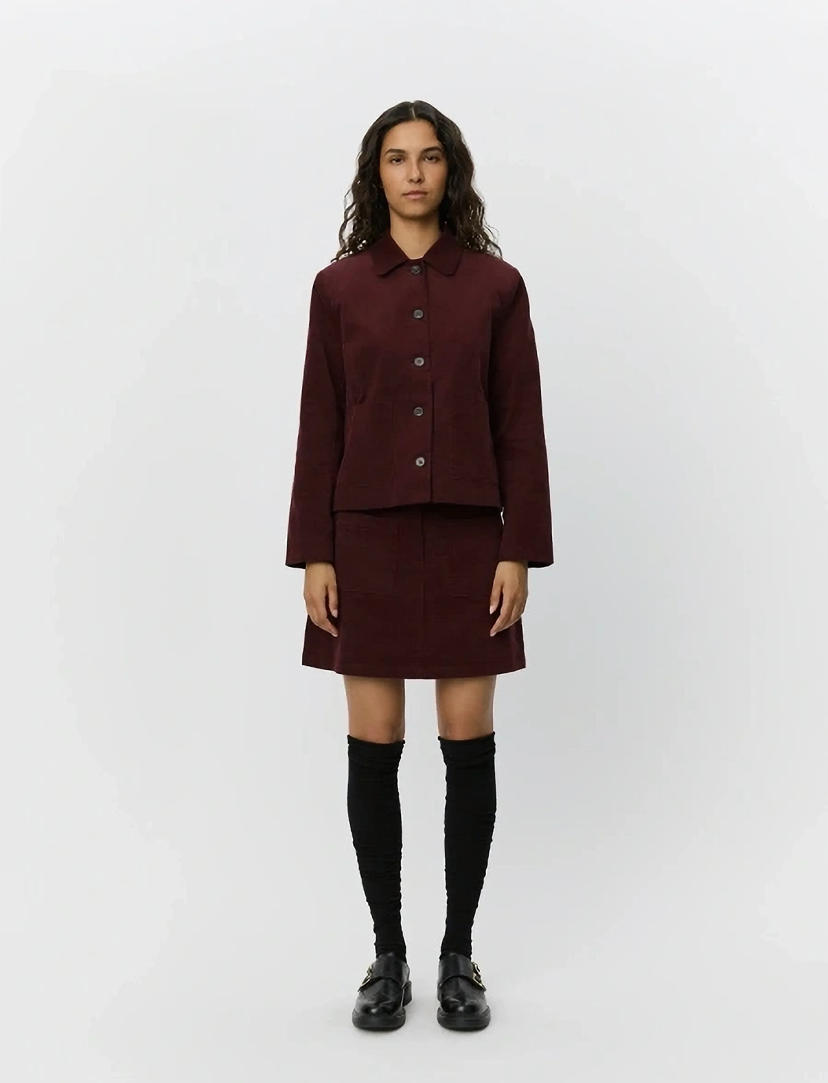 Sofie Schnoor - LEONASW SKIRT - kurze röcke - plum - 4
