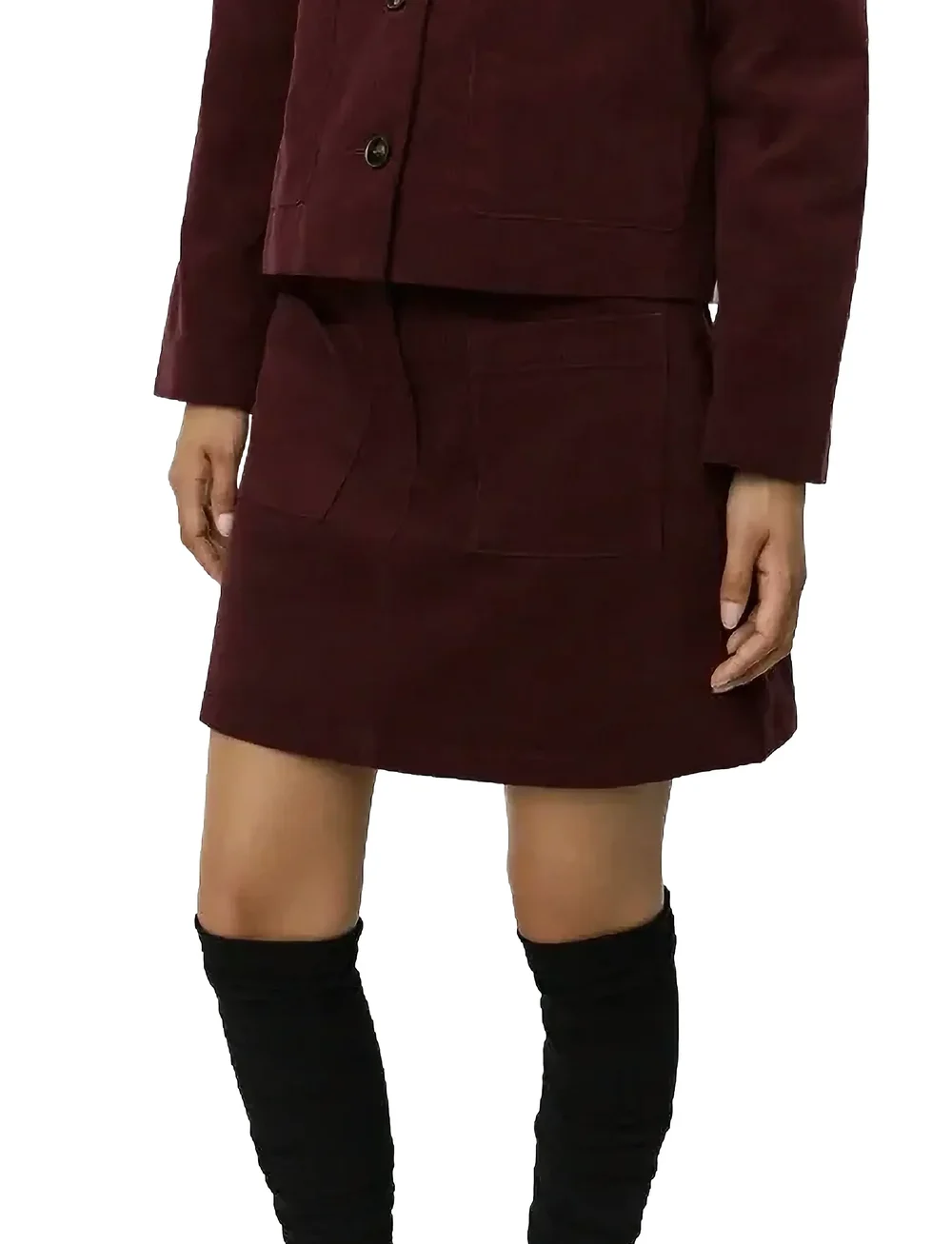 Sofie Schnoor - LEONASW SKIRT - korte nederdele - plum - 5