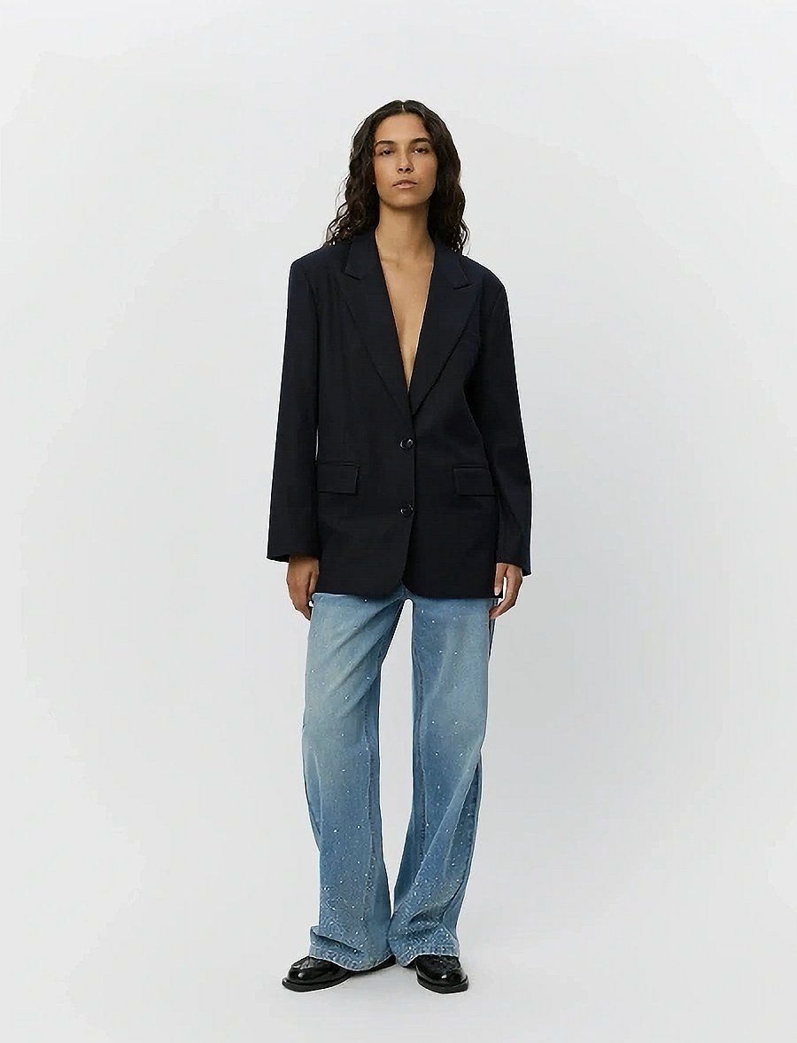 Sofie Schnoor - LOVELLESW BLAZER - Üherealised pintsakud - navy striped - 0