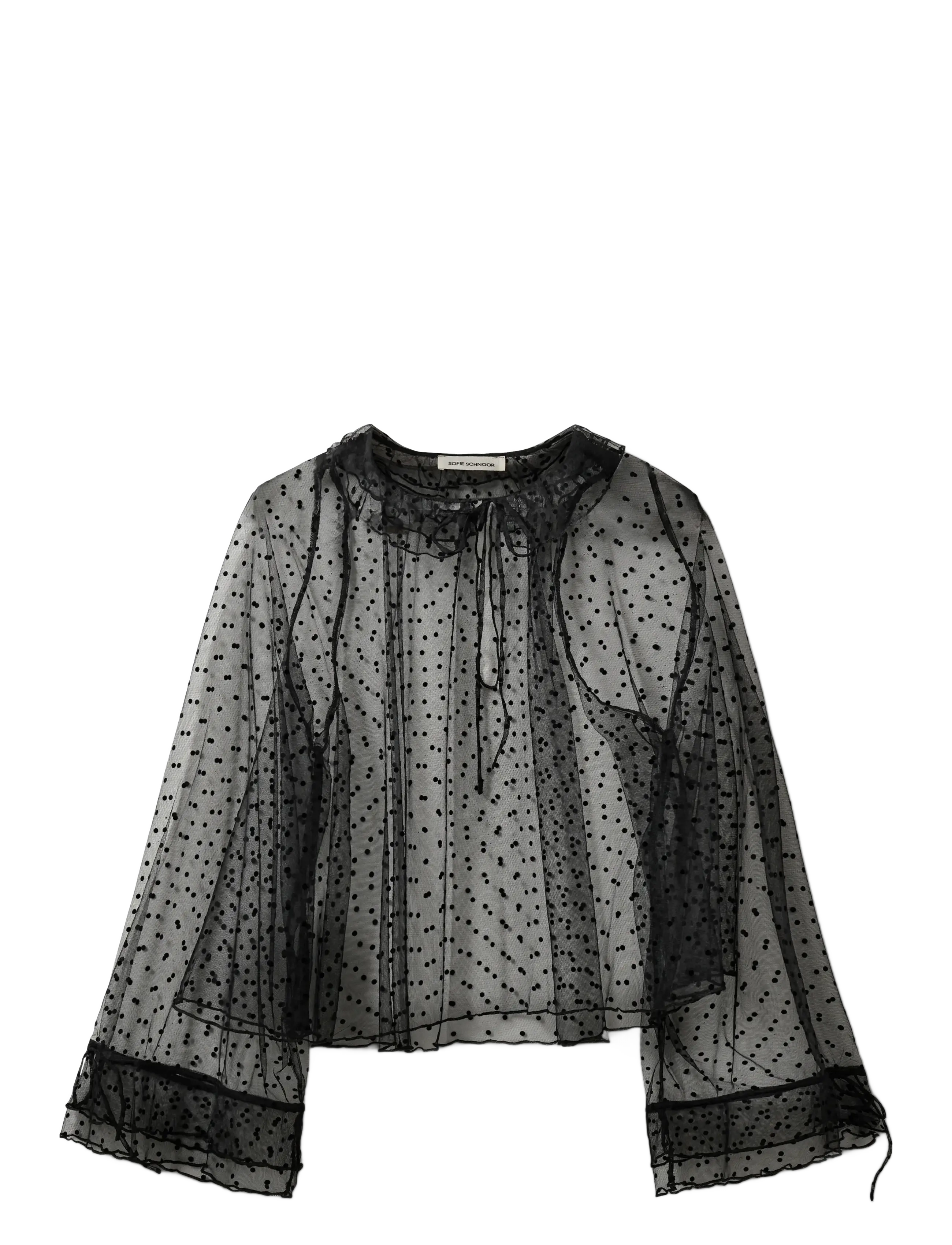 Sofie Schnoor LUCINDASW BLOUSE - Bluser - BLACK / black