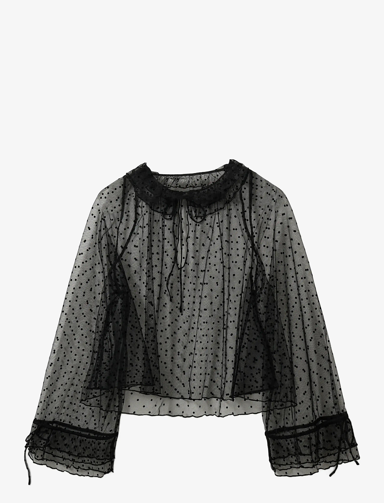 Sofie Schnoor - LUCINDASW BLOUSE - langärmlige blusen - black - 2