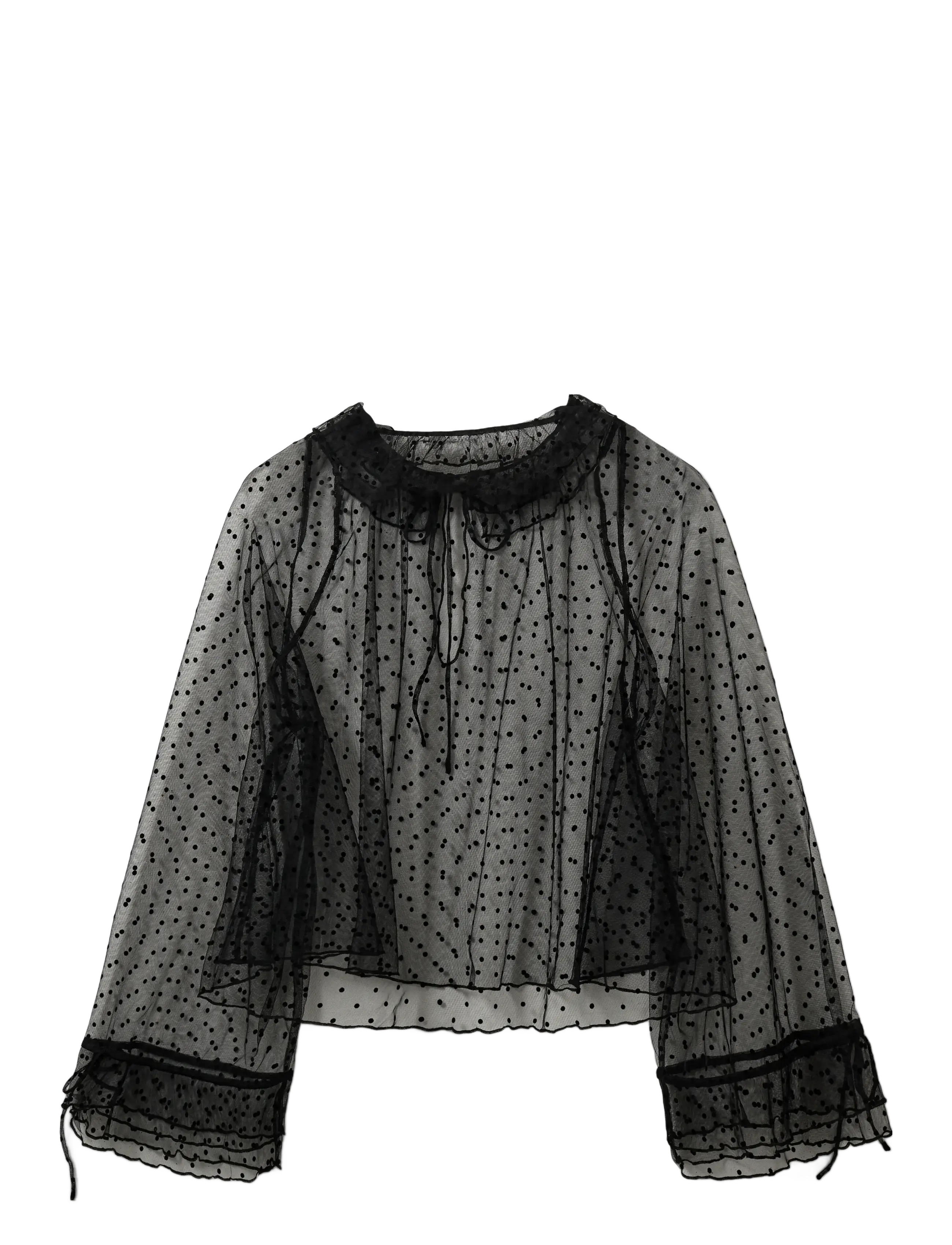 Sofie Schnoor - LUCINDASW BLOUSE - langärmlige blusen - black - 2