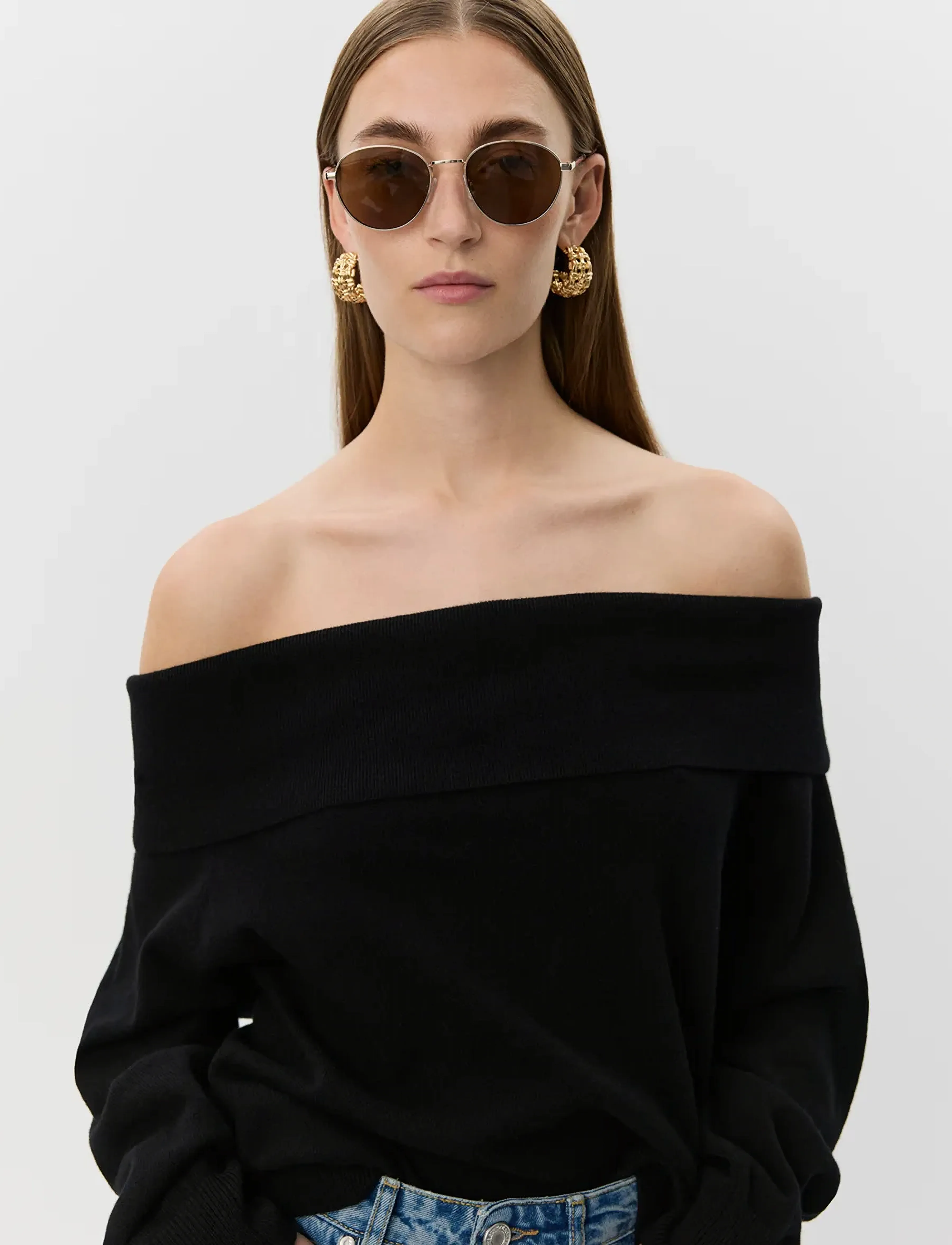 Sofie Schnoor - SAWASW SWEATER - jumpers - black - 4