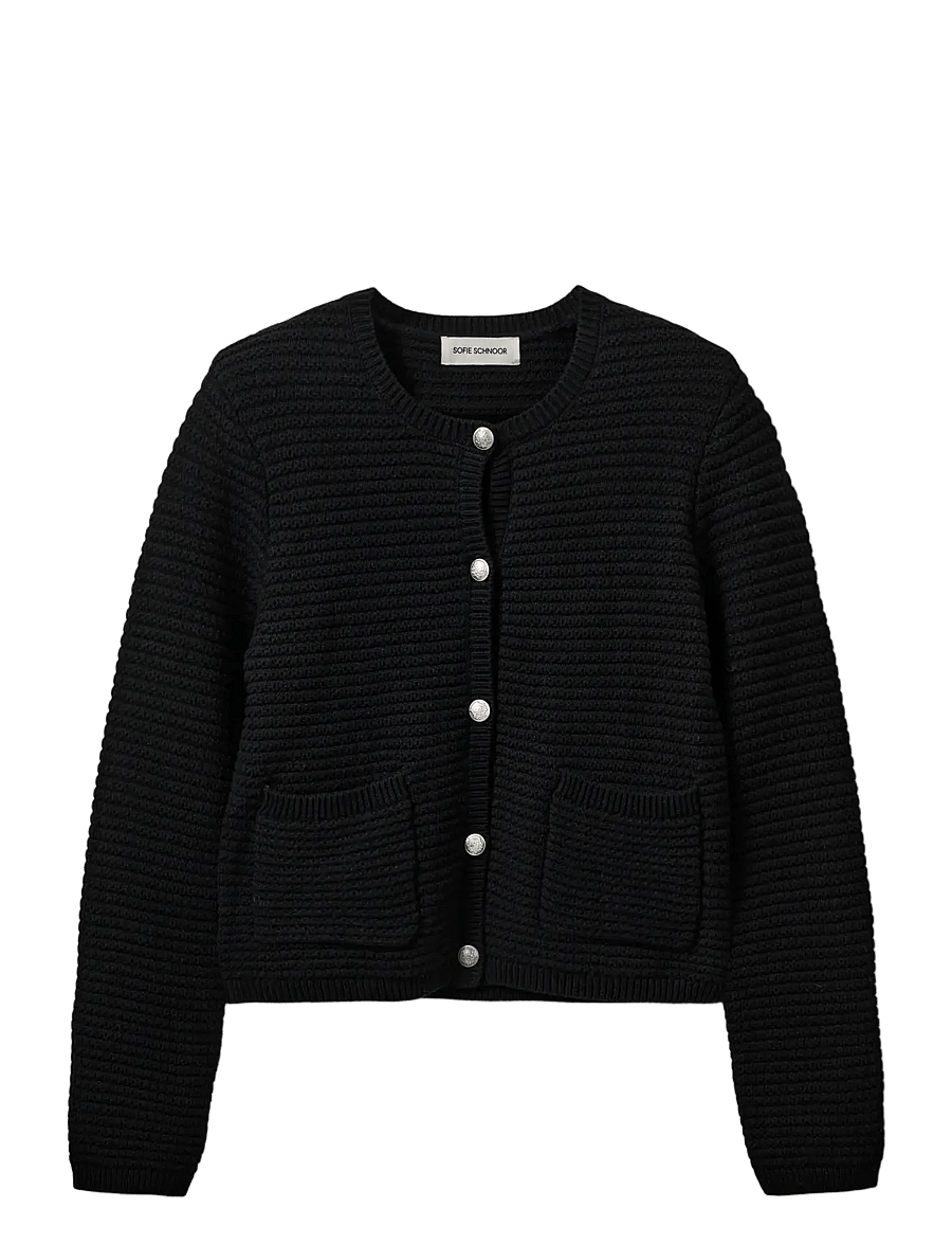 Sofie Schnoor - KYRASW CARDIGAN - cardigans - black - 1