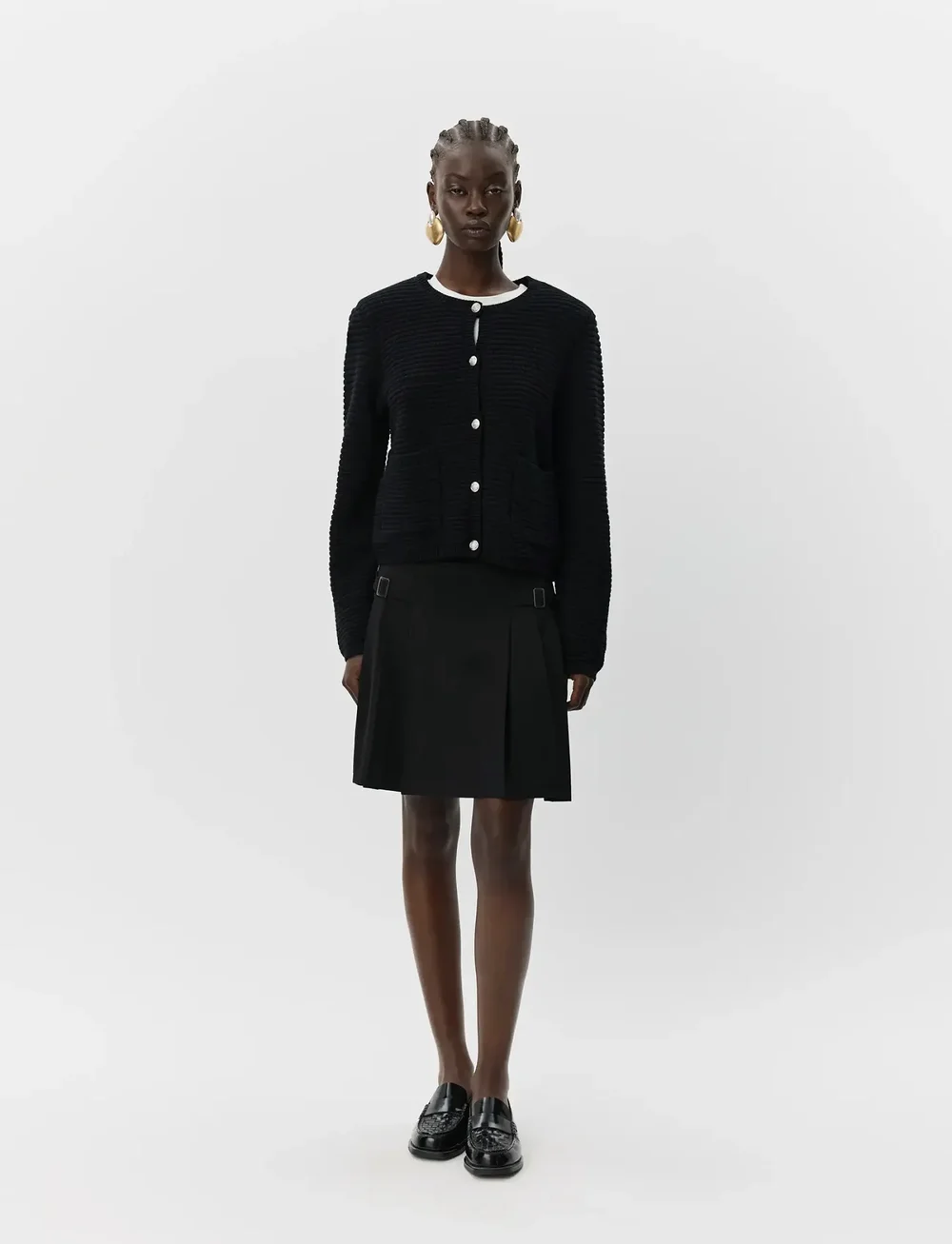 Sofie Schnoor - KYRASW CARDIGAN - cardigans - black - 0