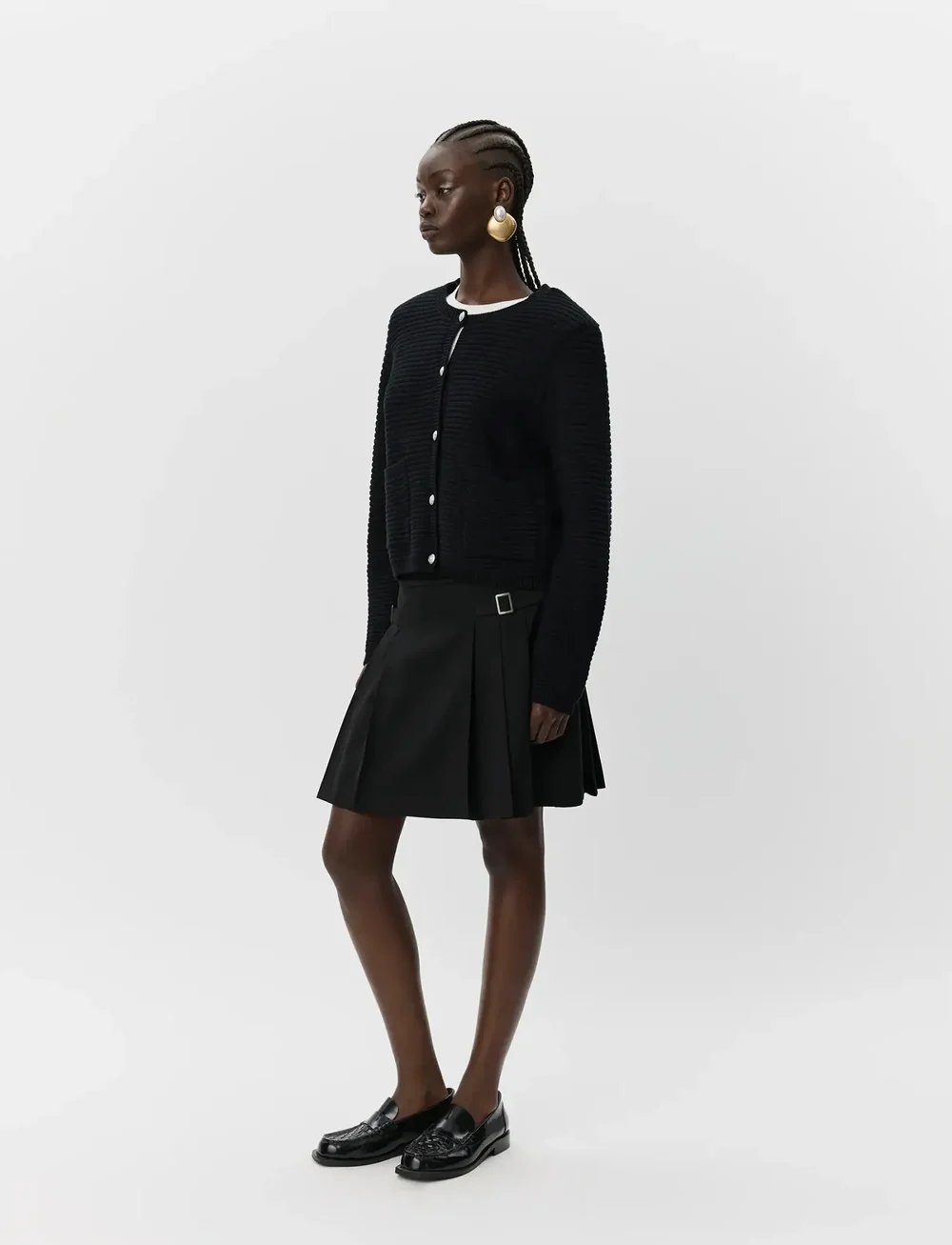 Sofie Schnoor - KYRASW CARDIGAN - cardigans - black - 4