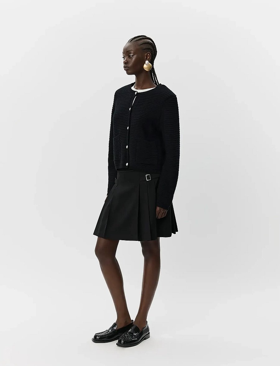 Sofie Schnoor - KYRASW CARDIGAN - cardigans - black - 4