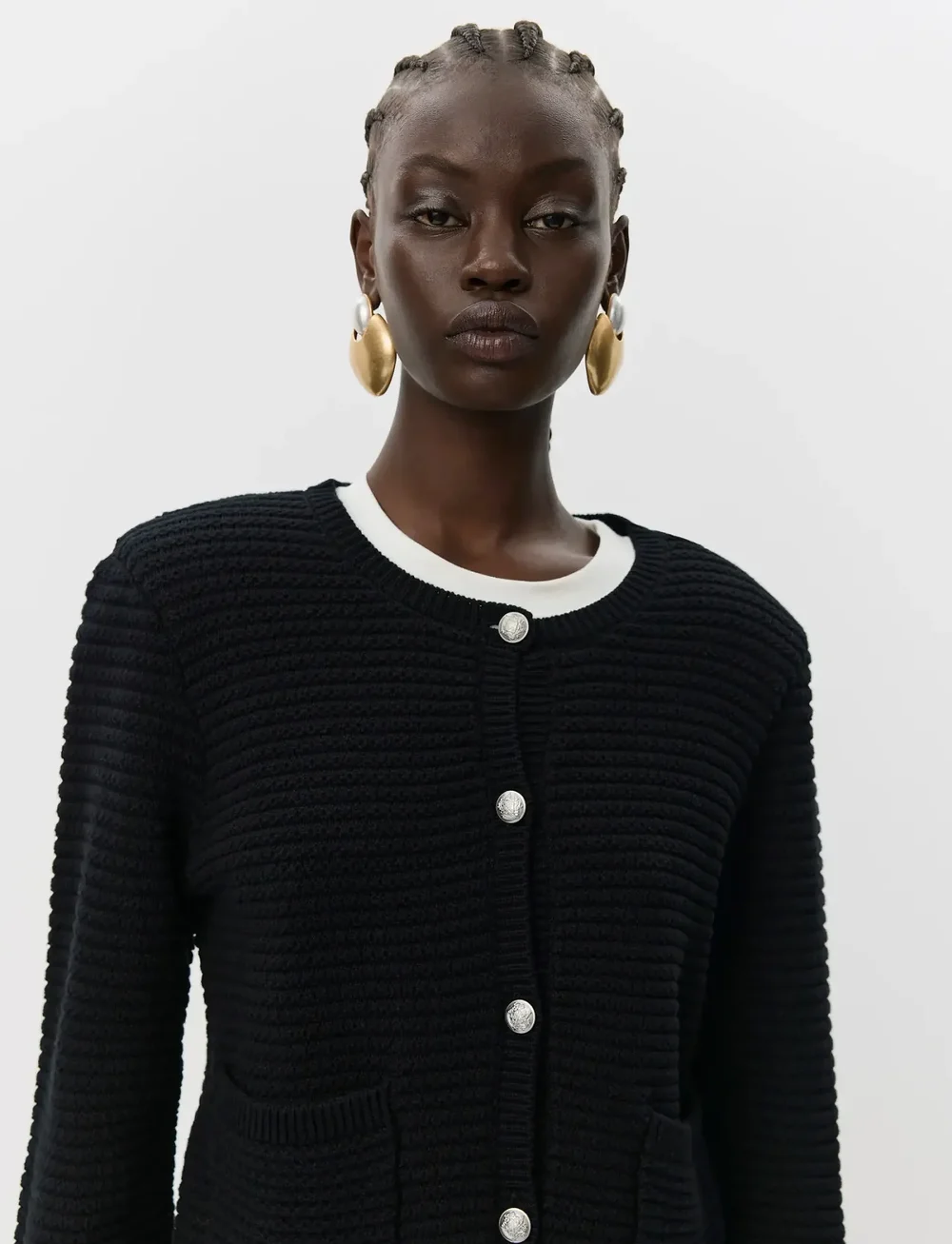 Sofie Schnoor - KYRASW CARDIGAN - cardigans - black - 5