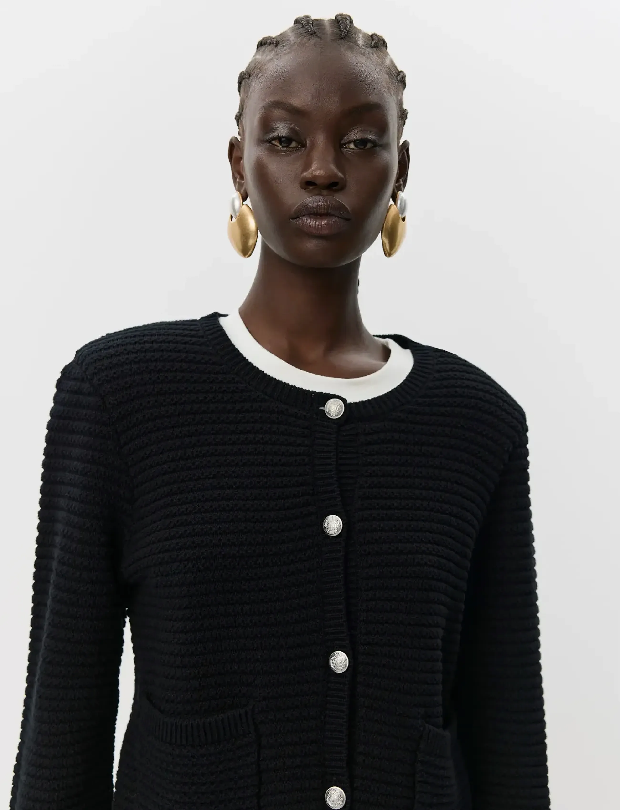 Sofie Schnoor - KYRASW CARDIGAN - koftor - black - 5