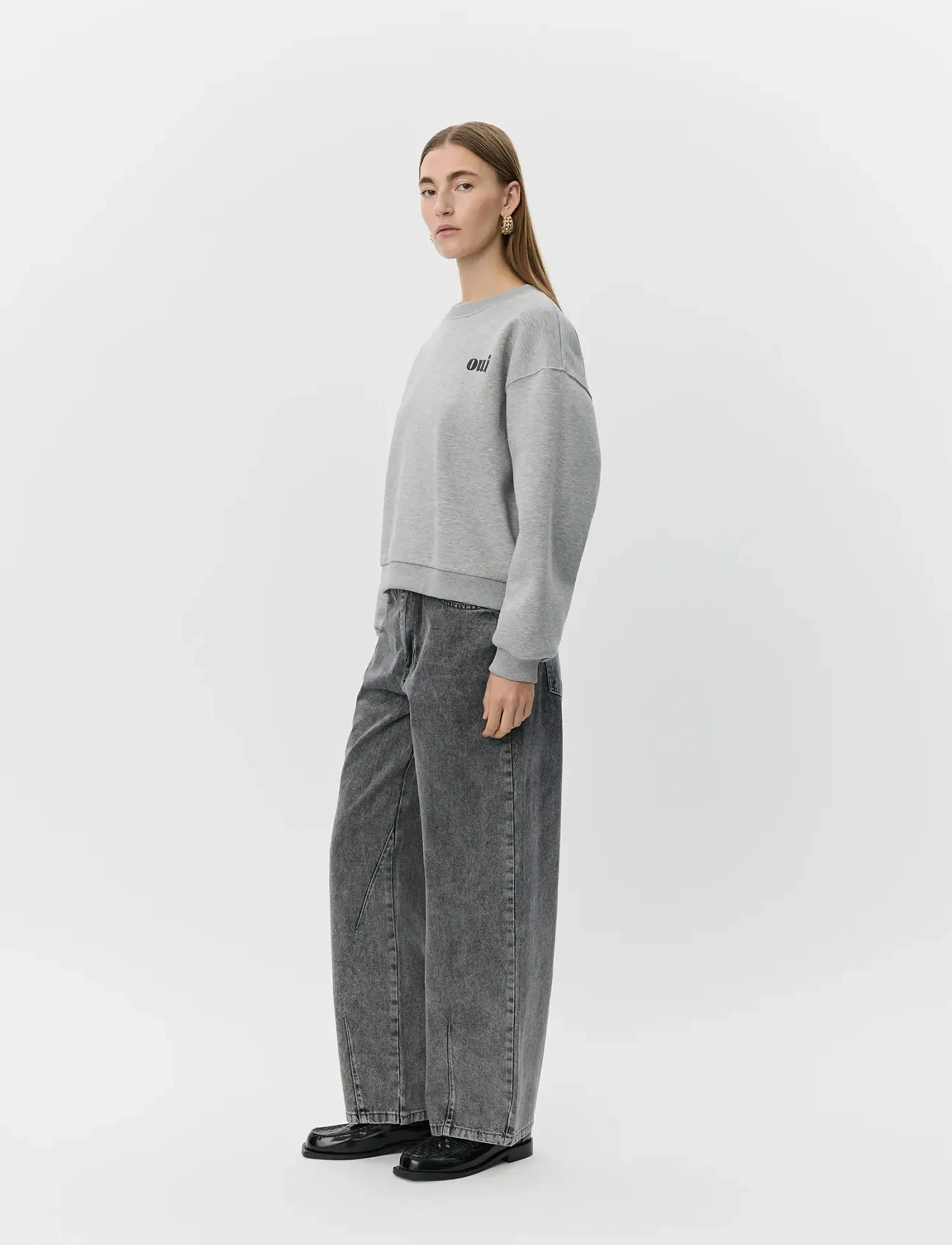 Sofie Schnoor - ELINSW SWEATSHIRT - naised - grey melange - 3