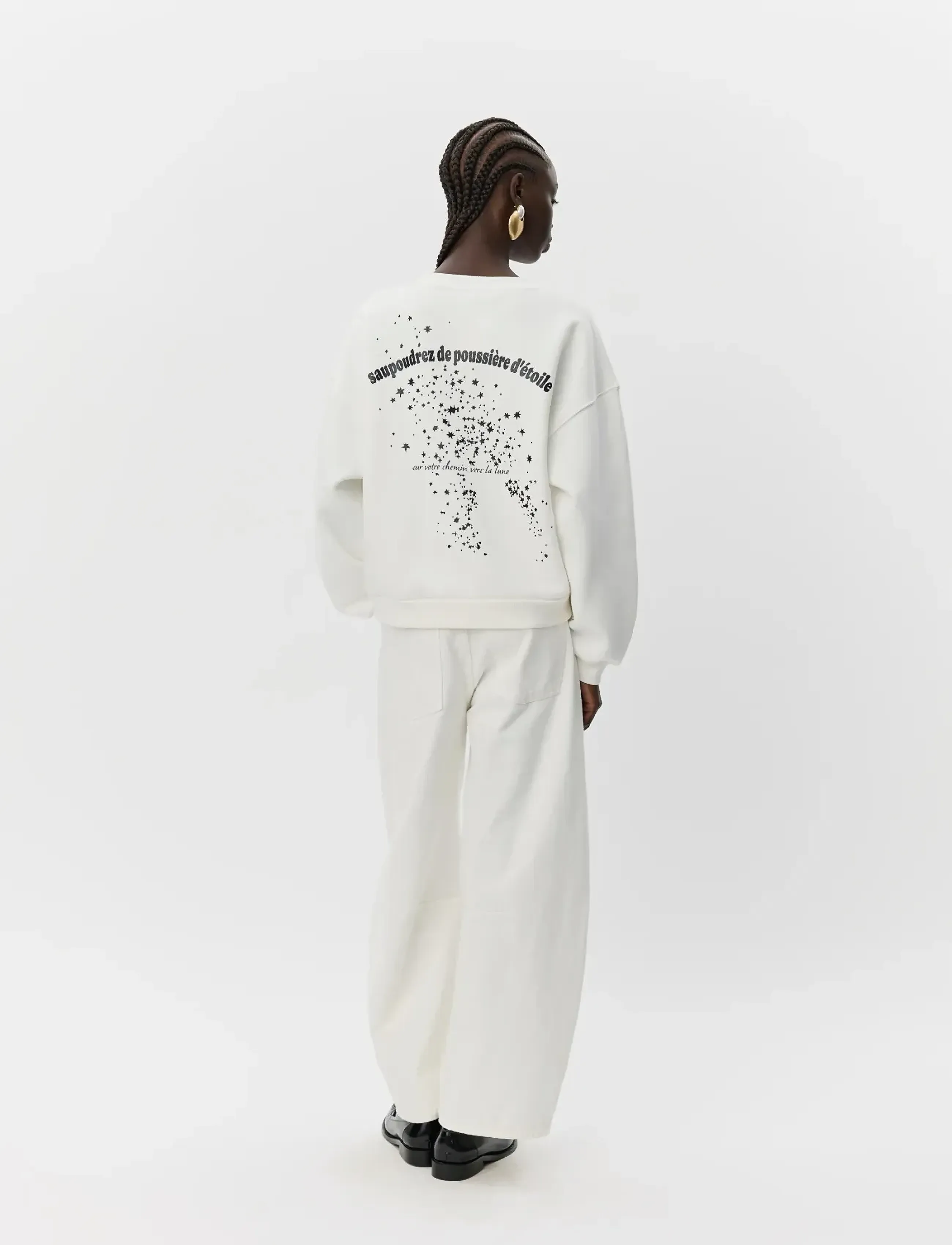 Sofie Schnoor Elinsw Sweatshirt, S, White, Sweatshirts & Hættetrøjer > Sweatshirts, Dame