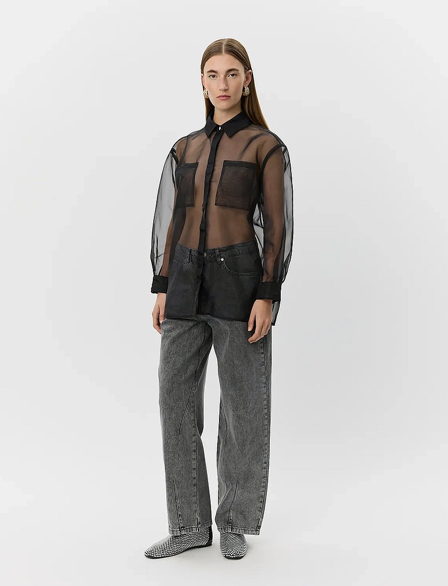 Sofie Schnoor - DONNASW SHIRT - langärmlige hemden - black - 3