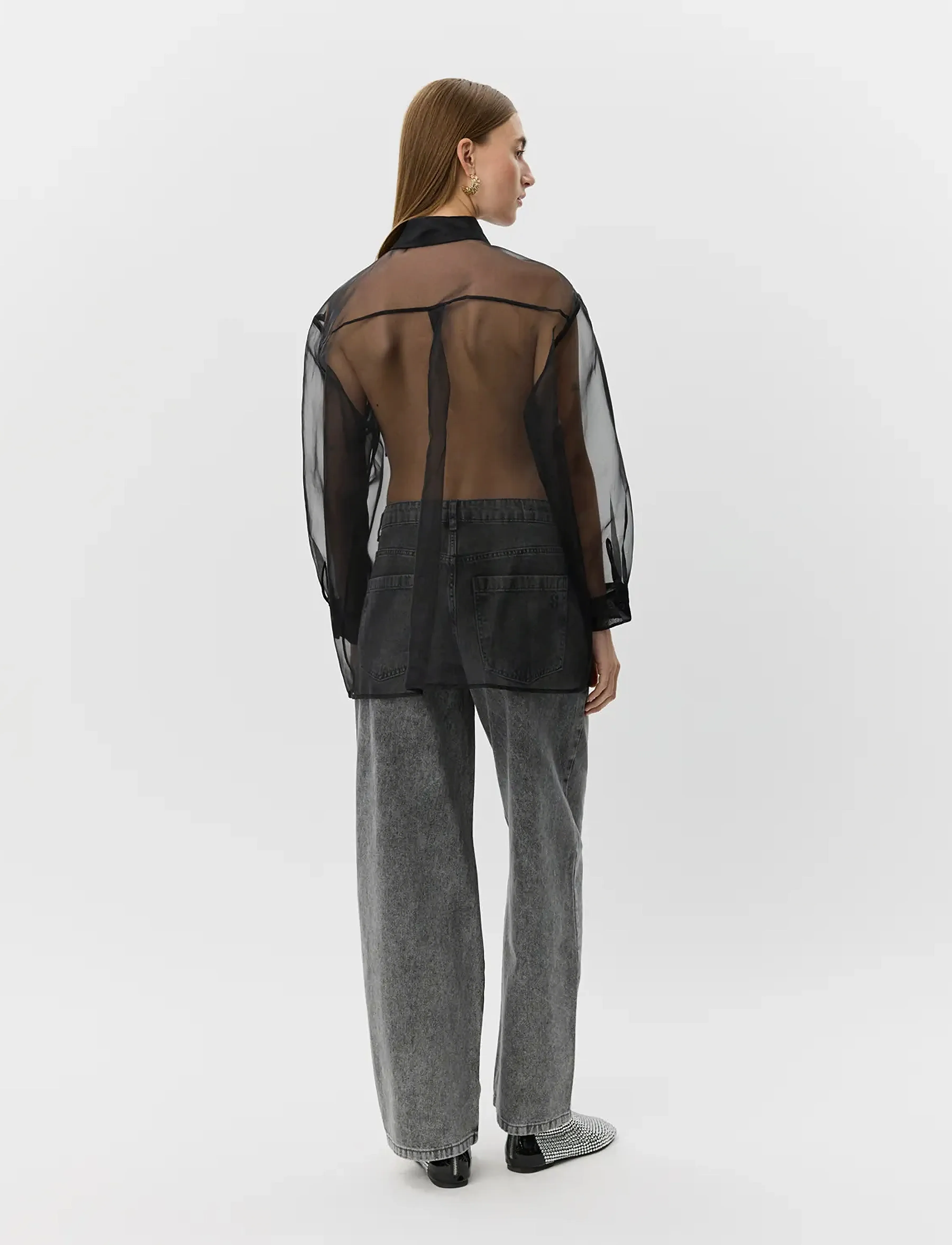 Sofie Schnoor - DONNASW SHIRT - pikkade varrukatega särgid - black - 4