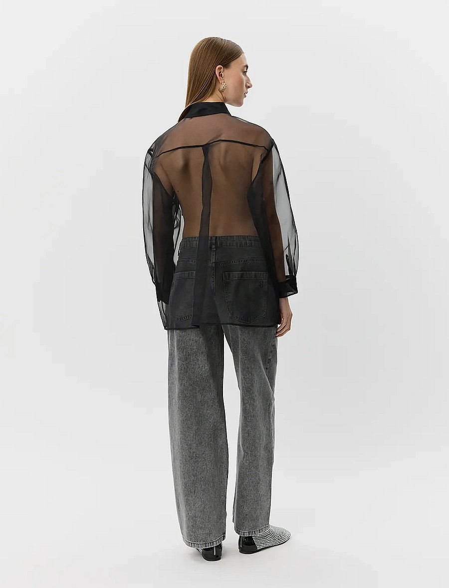 Sofie Schnoor - DONNASW SHIRT - langärmlige hemden - black - 4