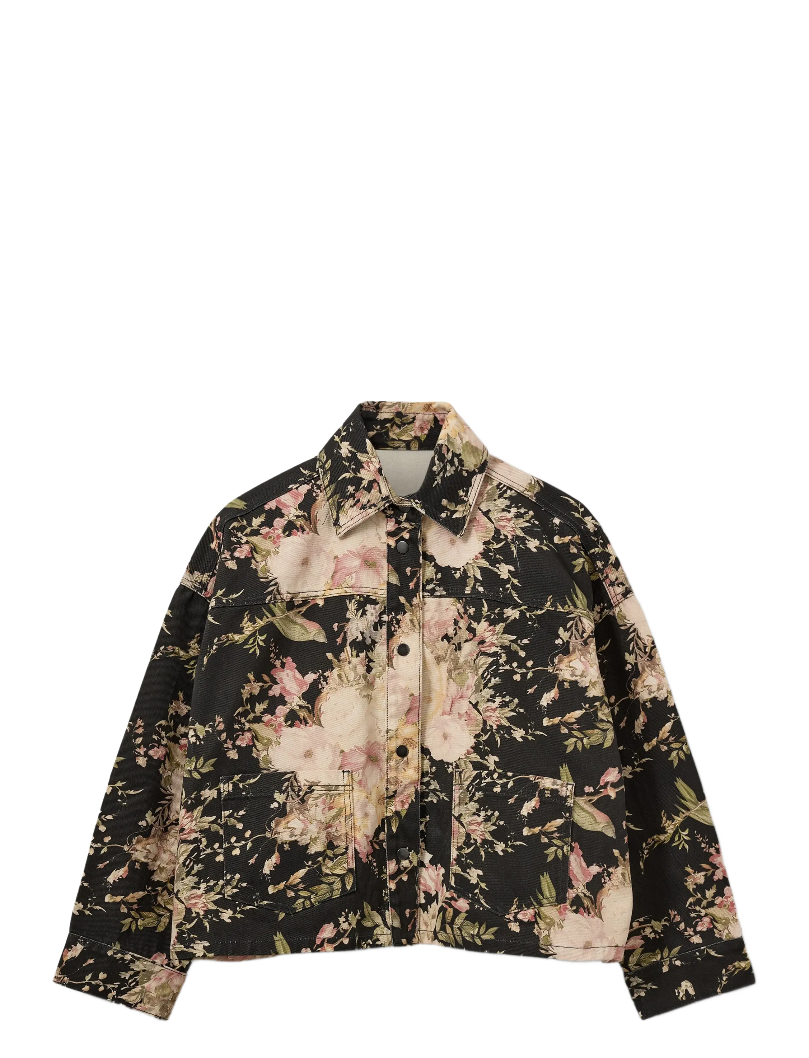 Sofie Schnoor AMAYASW BOXY DENIM JACKET - Jackor - FLOWER MIX / multi