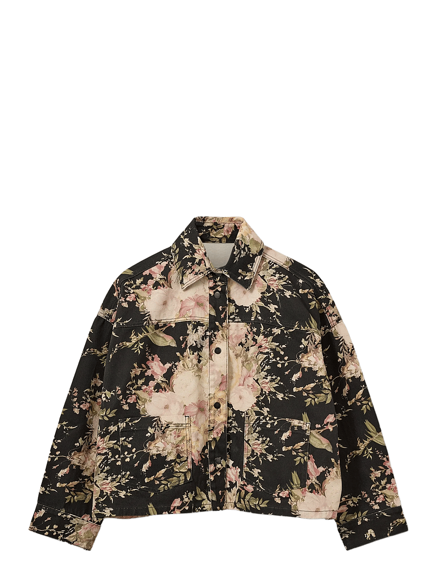 Sofie Schnoor - AMAYASW BOXY DENIM JACKET - jeansjackor - flower mix - 1