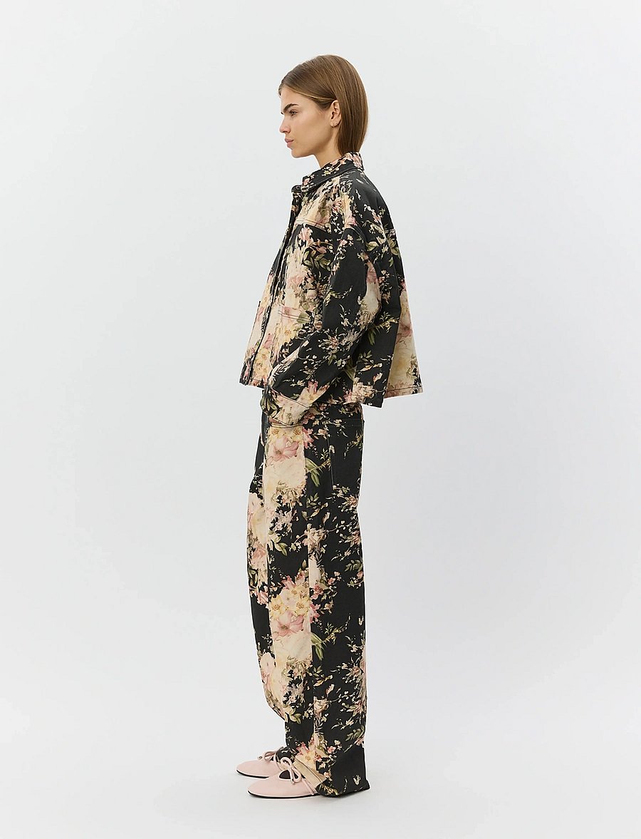 Sofie Schnoor - AMAYASW BOXY DENIM JACKET - jeansjackor - flower mix - 3