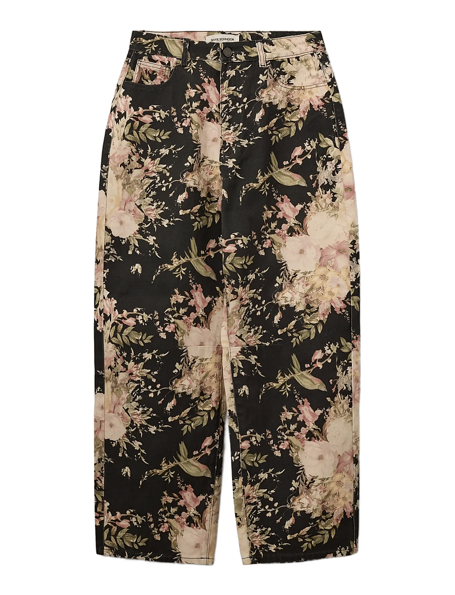 Sofie Schnoor - HAVANASW JEANS - barrel jeans - flower mix - 1