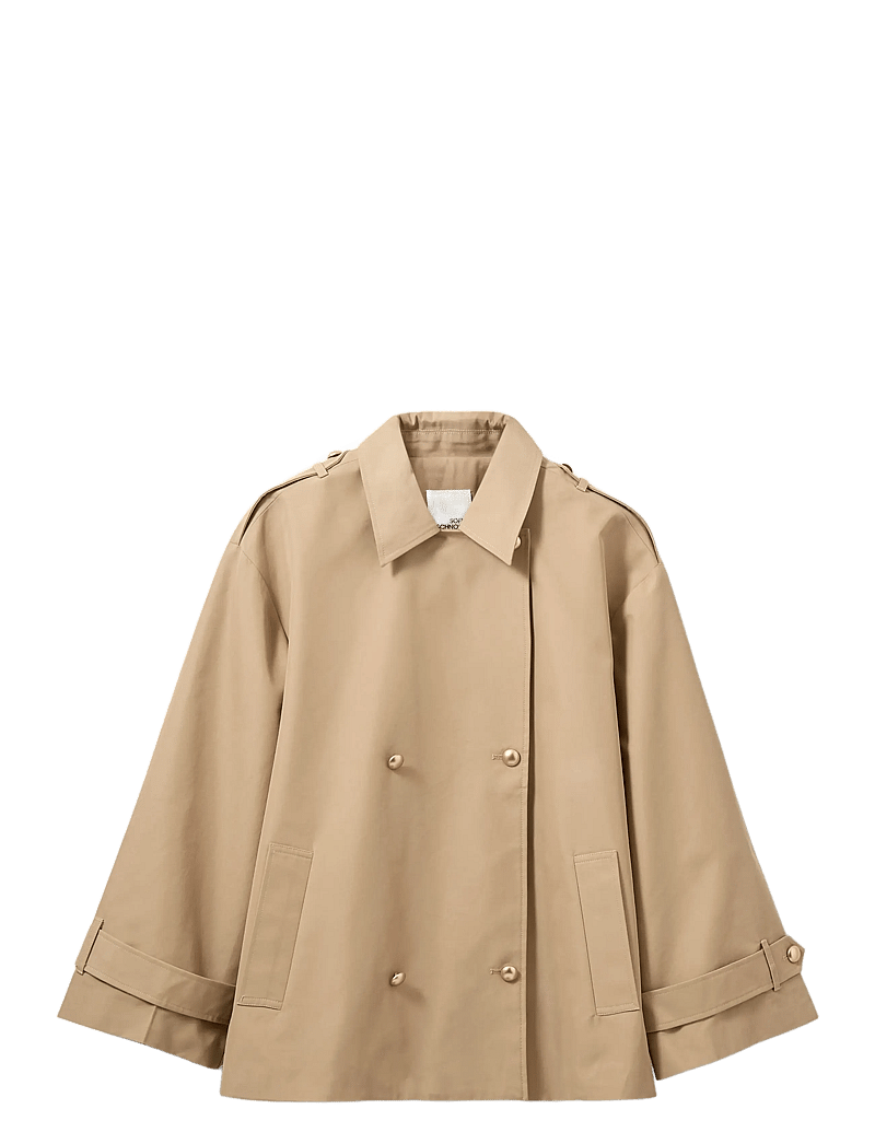 Sofie Schnoor - ADRIASW SHORT TRENCH COAT - trenchcoats - camel - 1