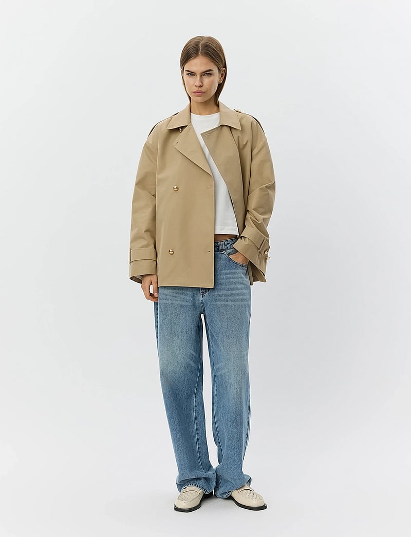Sofie Schnoor - ADRIASW SHORT TRENCH COAT - trenchcoats - camel - 0