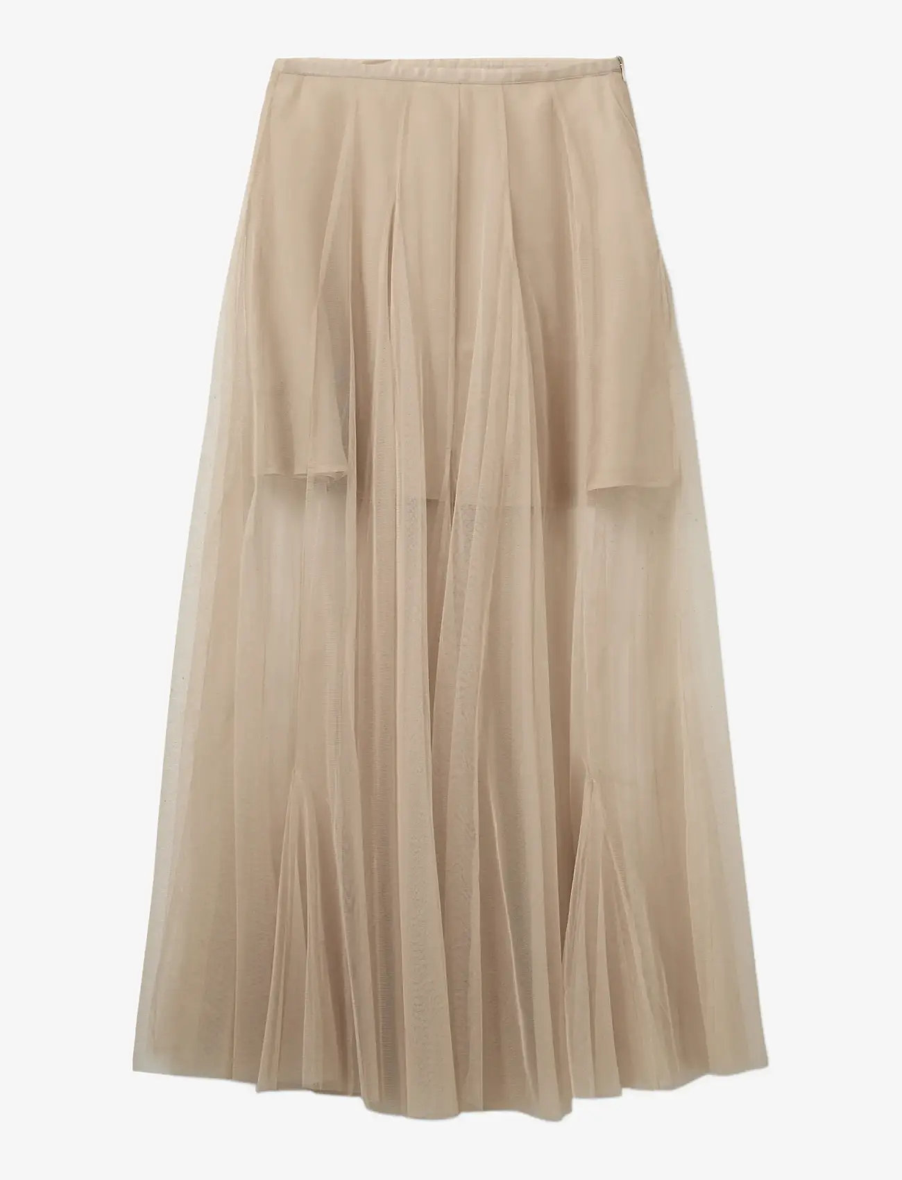 Sofie Schnoor - ROASLYSW MAXI TULLE SKIRT - maxi skirts - light sand - 1
