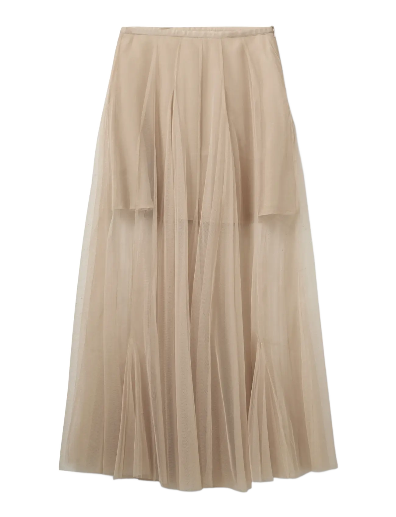 Sofie Schnoor ROASLYSW MAXI TULLE SKIRT - Nederdele - LIGHT SAND / beige