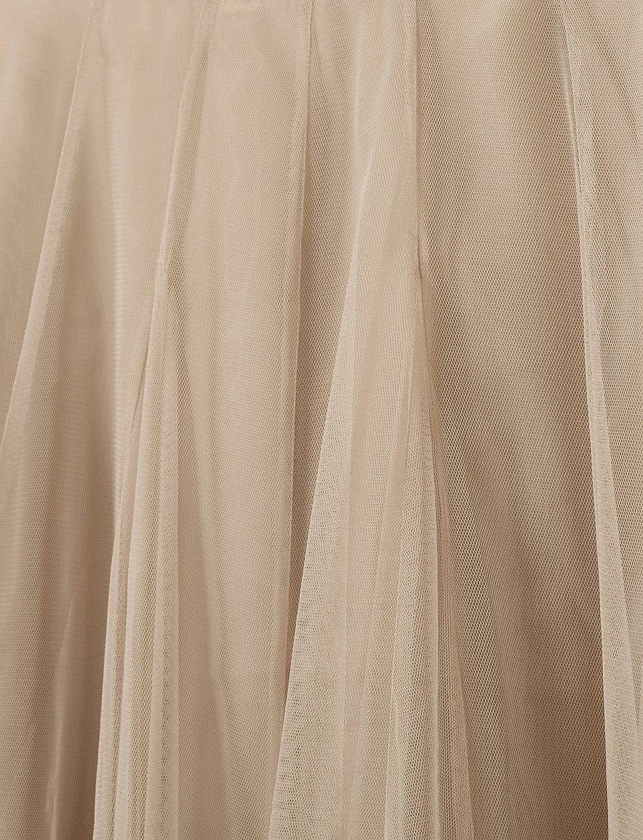 Sofie Schnoor - ROASLYSW MAXI TULLE SKIRT - maxi röcke - light sand - 3