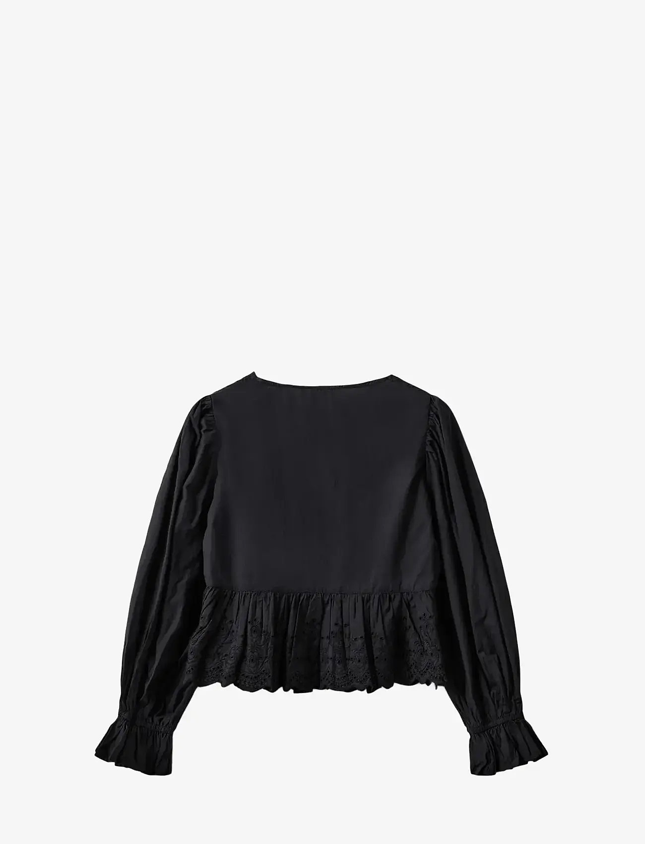 Sofie Schnoor - ARIASW BRODERIE ANGLAISE SHIRT - langärmlige blusen - black - 2