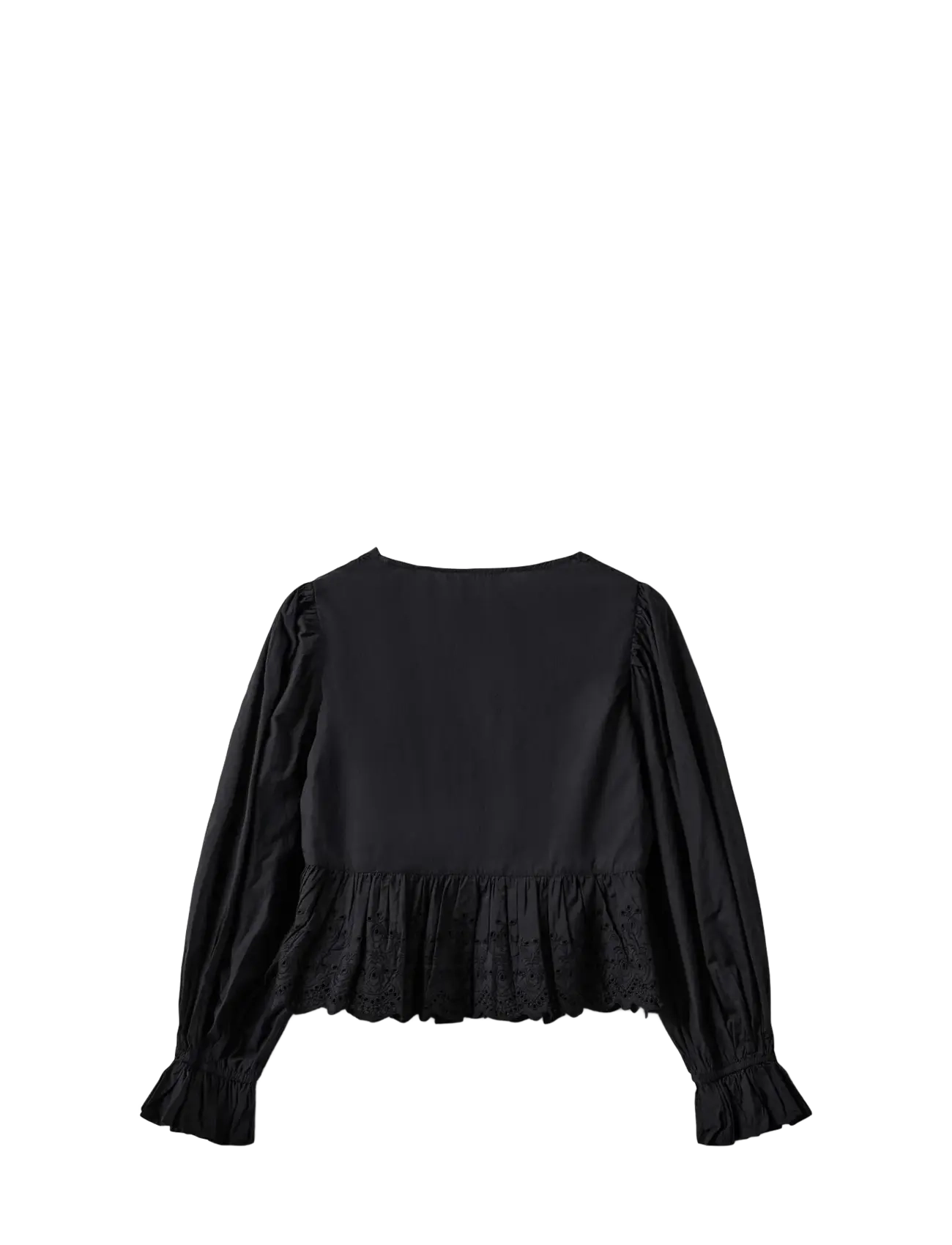 Sofie Schnoor - ARIASW BRODERIE ANGLAISE SHIRT - palaidinės ilgomis rankovėmis - black - 2