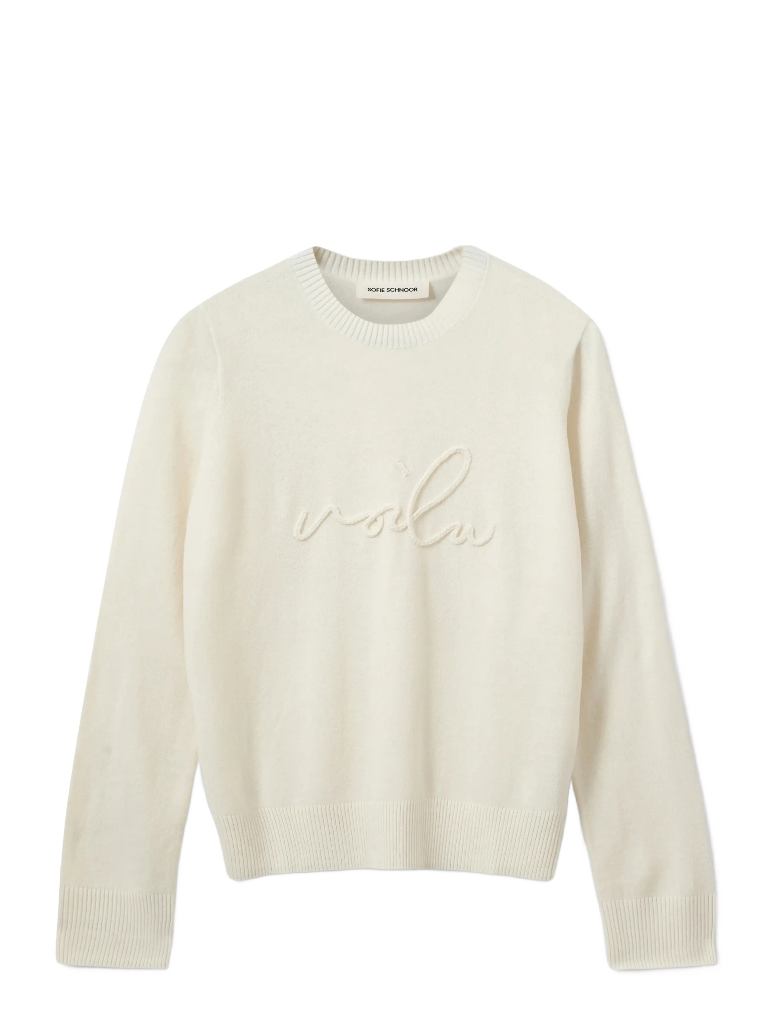 SOFIE SCHNOOR Minniksw Knit Pullover Cream - M - Damen