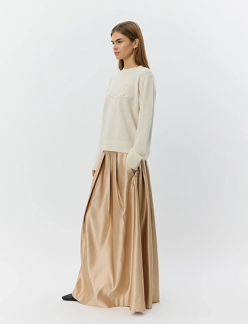 Sofie Schnoor - MINNIKSW KNIT SWEATER - dressipluusid - off white - 3