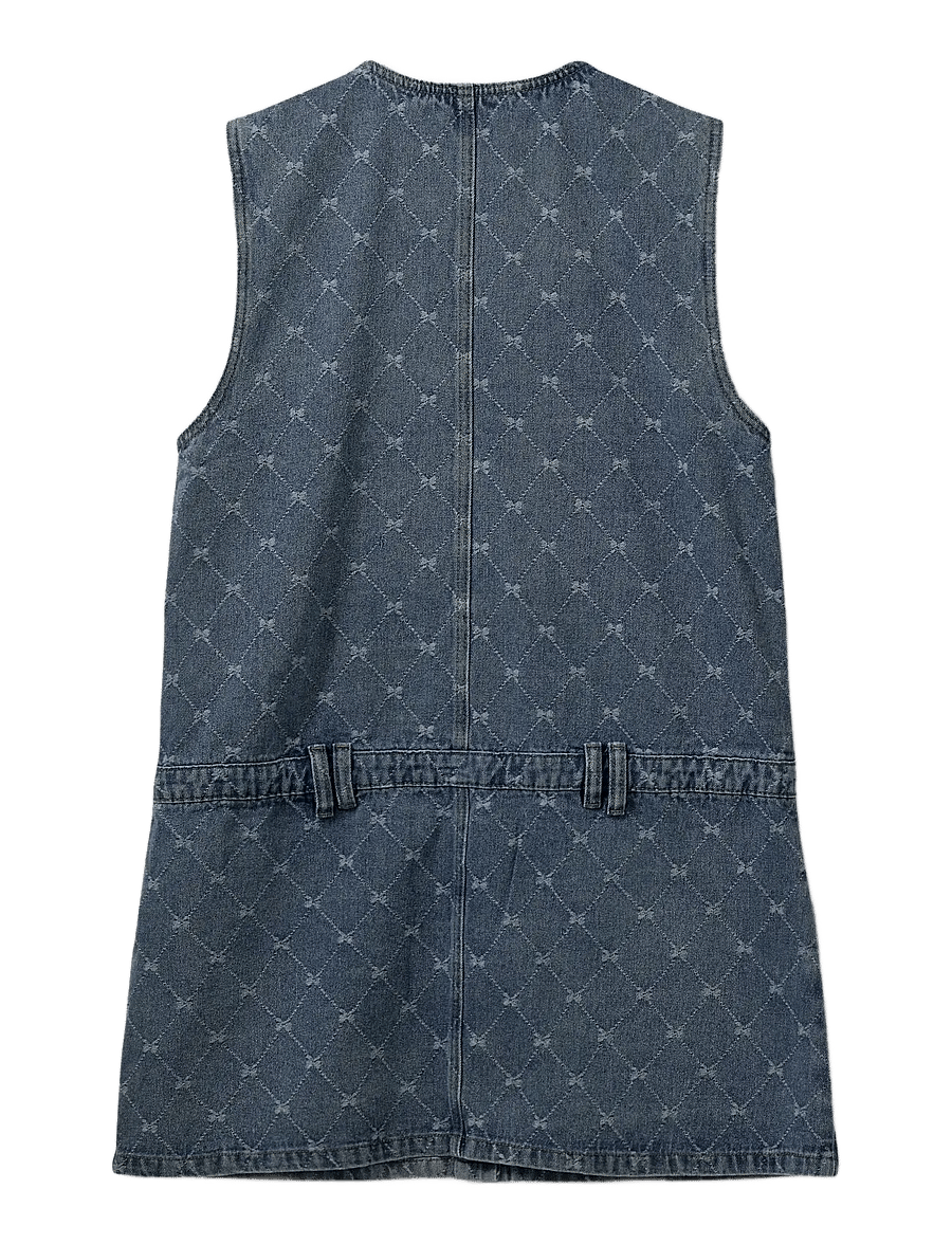 Sofie Schnoor - ALBERTINESW DENIM MINI DRESS - teksakleidid - blue - 2