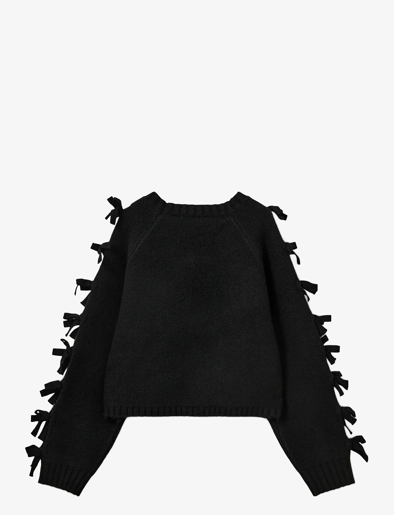 Sofie Schnoor - PERMELISW BOW KNIT SWEATER - kashmir - black - 2