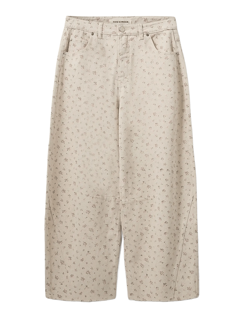 Sofie Schnoor - TOMARSW CROPPED BARREL JEANS - barrel jeans - rose flower - 1
