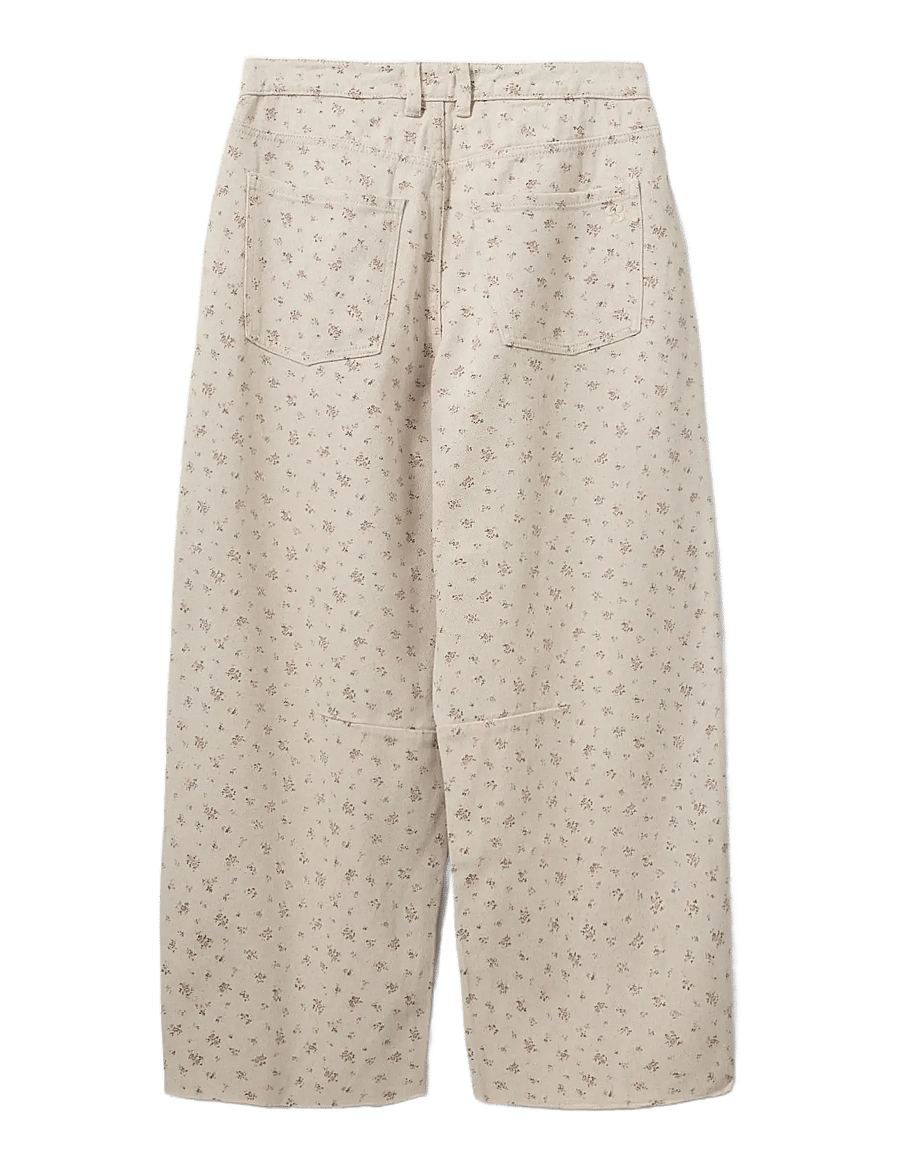 Sofie Schnoor - TOMARSW CROPPED BARREL JEANS - barrel jeans - rose flower - 2