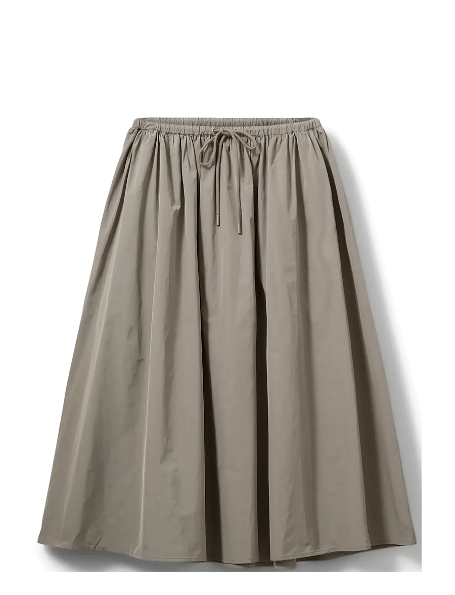 Sofie Schnoor - JUNEAUSW MIDI SKIRT - midiseelikud - dusty green - 1