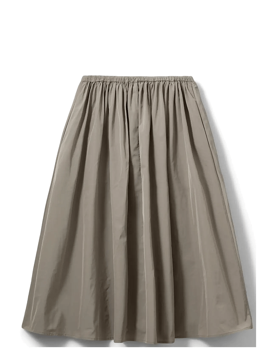 Sofie Schnoor - JUNEAUSW MIDI SKIRT - midiseelikud - dusty green - 2