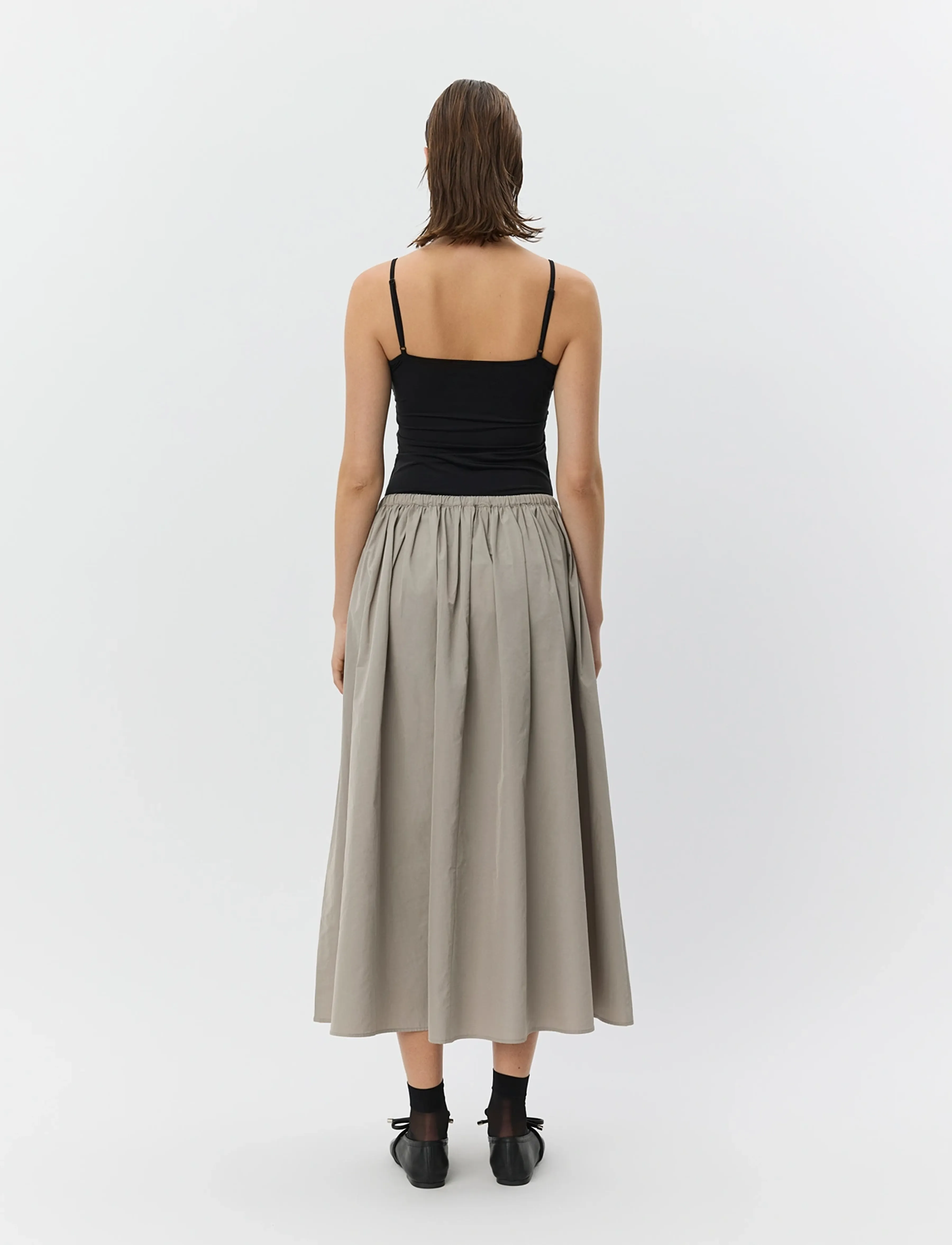 Sofie Schnoor - JUNEAUSW MIDI SKIRT - spódnice do kolan i midi - dusty green - 4