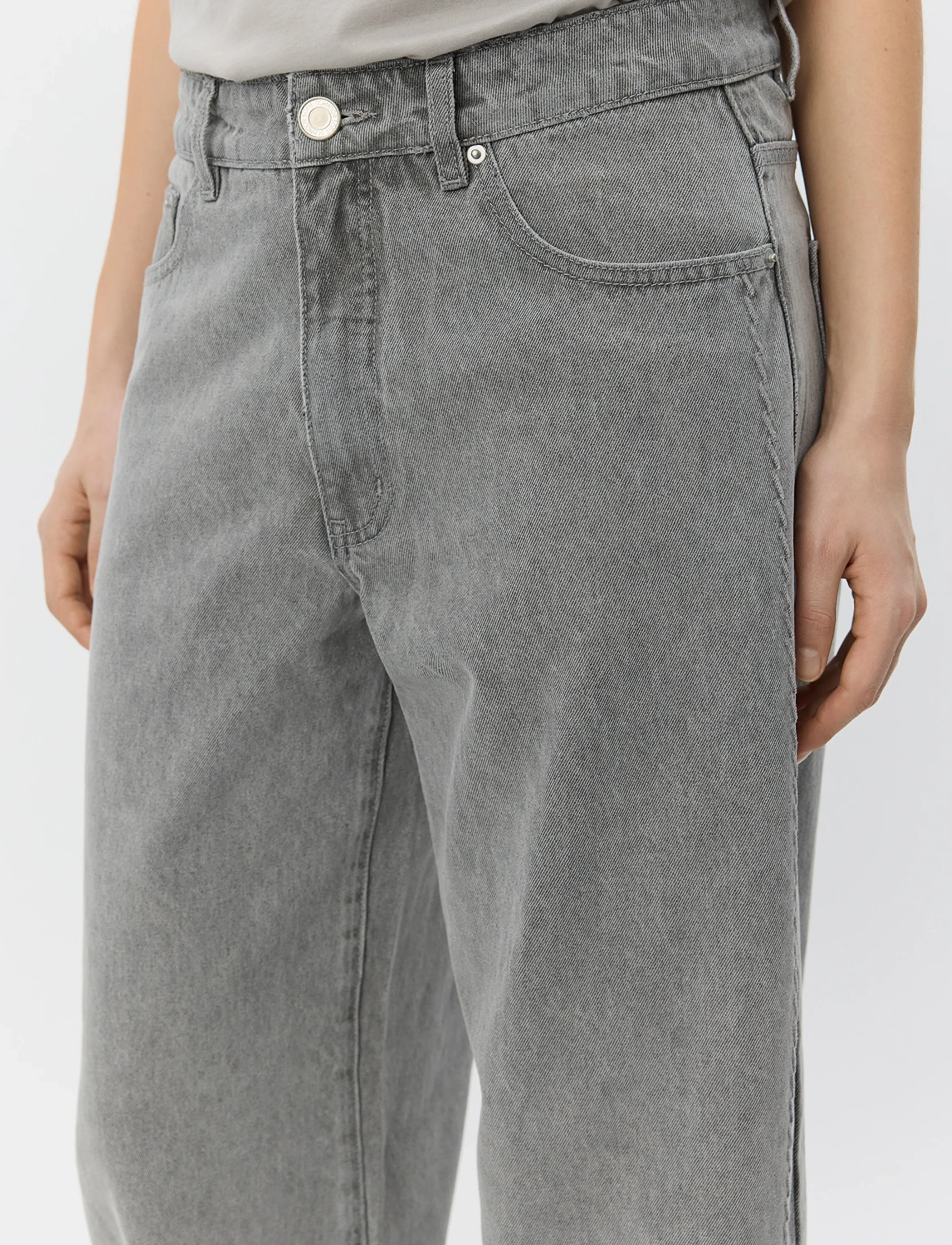 Sofie Schnoor - VALENCIASW TAPERED JEANS - schmal zulaufende jeans - stone grey - 4