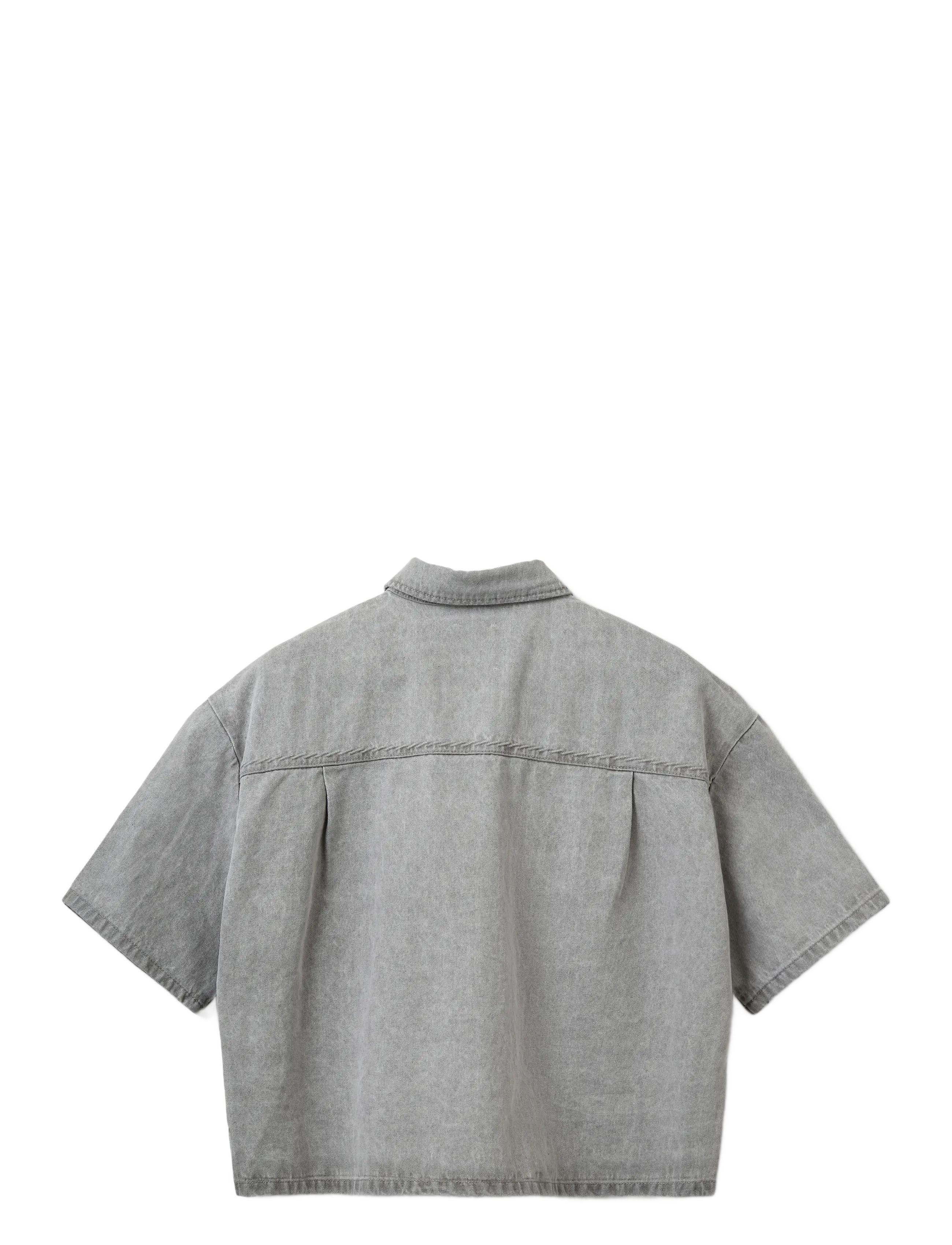 Sofie Schnoor - MELISSASW DENIM LOOSE FIT OVERSHIRT - denimskjorter - stone grey - 2