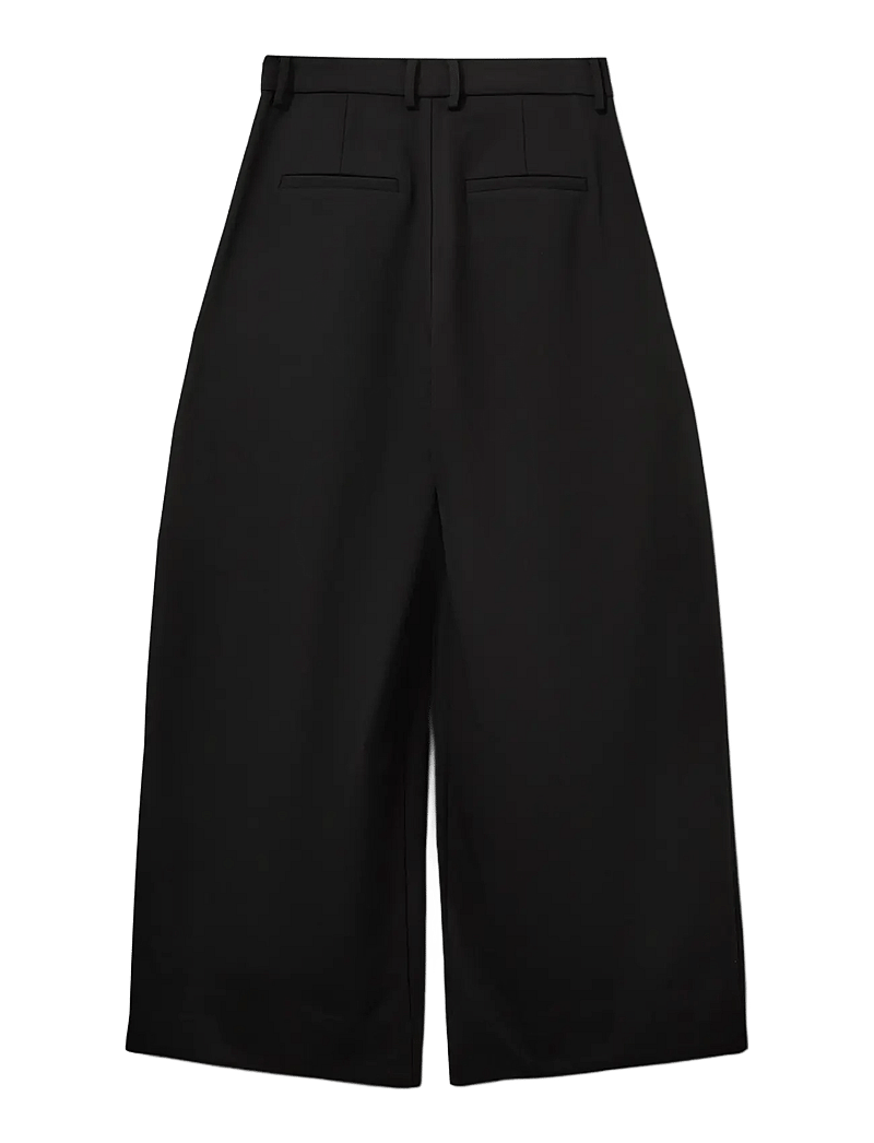 Sofie Schnoor - MODENASW COCOON SUITING TROUSERS - hosen mit weitem bein - black - 2
