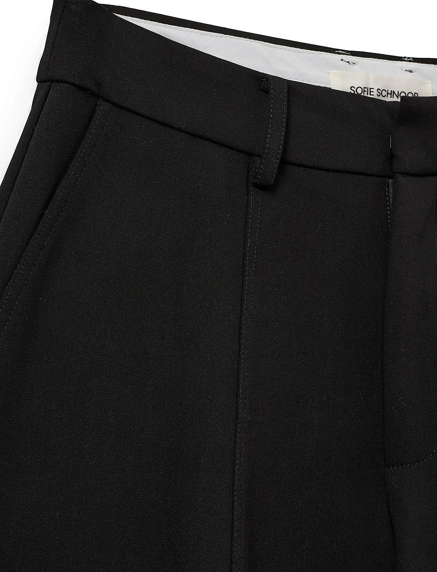 Sofie Schnoor - MODENASW COCOON SUITING TROUSERS - hosen mit weitem bein - black - 3