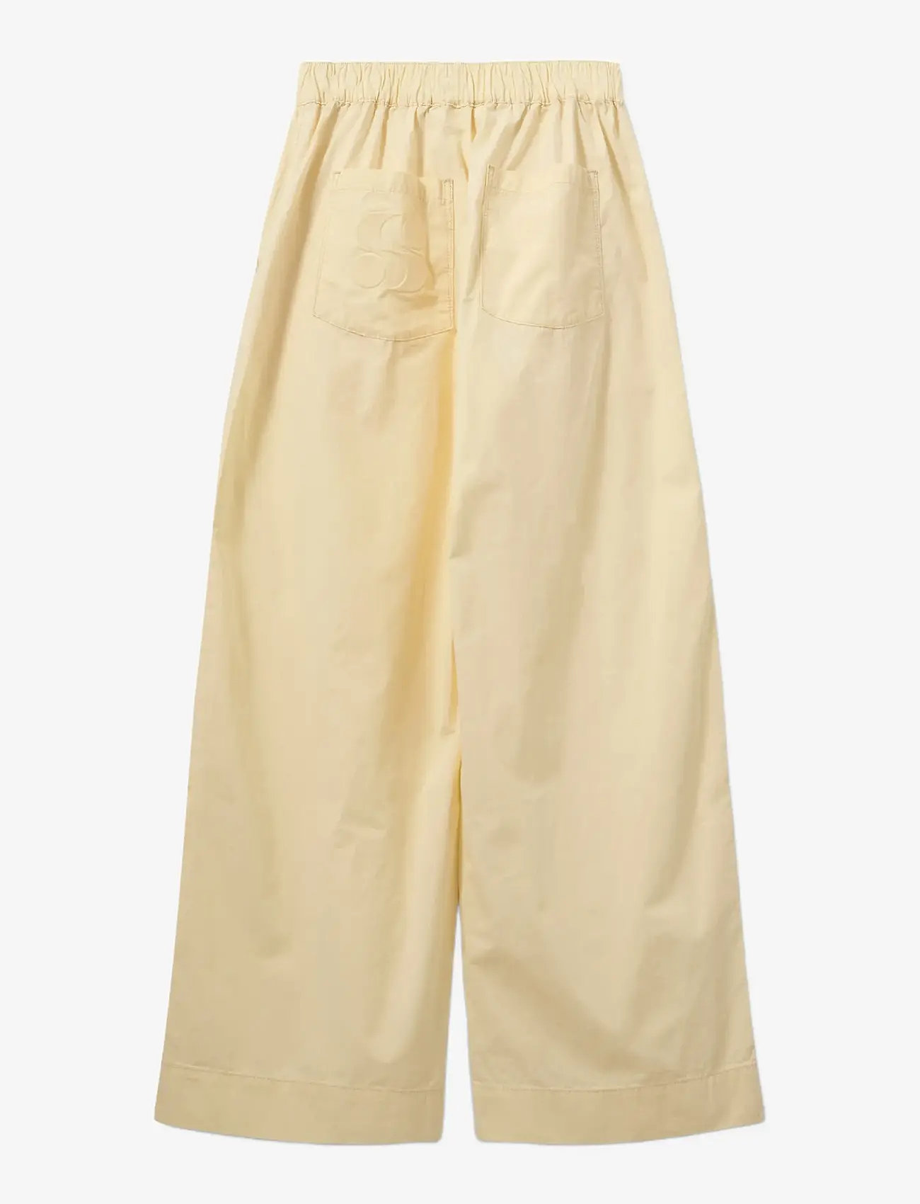 Sofie Schnoor - REINESW WIDE LEG TROUSERS - bukser med brede ben - light yellow - 2