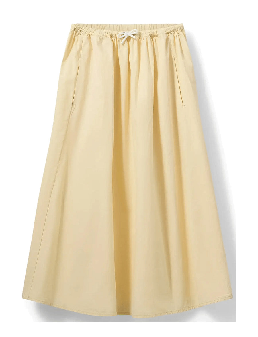 Sofie Schnoor - JUNEAUSW MIDI SKIRT - midi nederdele - light yellow - 1